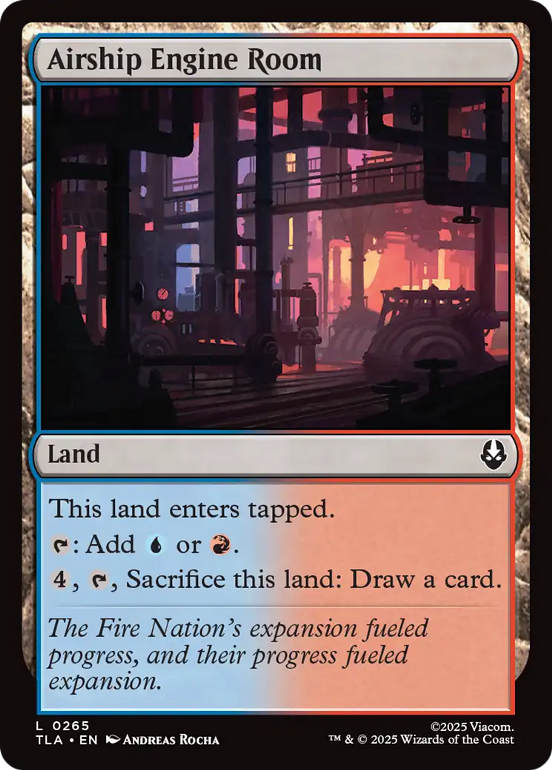 Airship Engine Room — Avatar: The Last Airbender — Magic: The Gathering