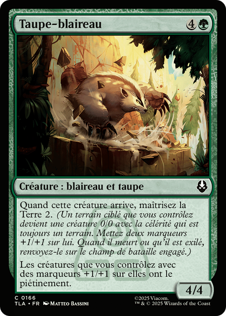 Taupe-blaireau — Avatar: The Last Airbender — Magic: The Gathering