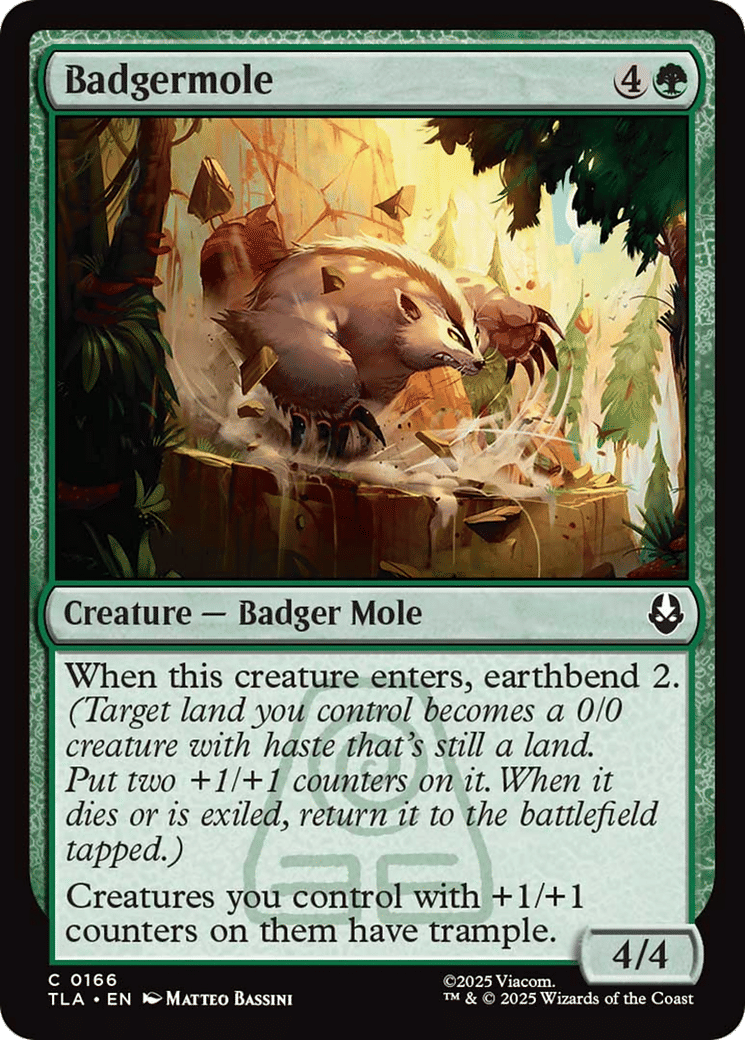 Taupe-blaireau — Avatar: The Last Airbender — Magic: The Gathering