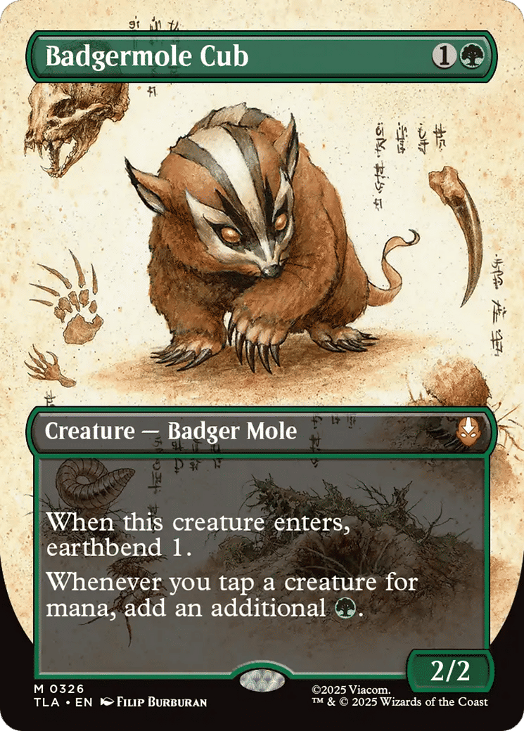 Badgermole Cub — Avatar: The Last Airbender — Magic: The Gathering