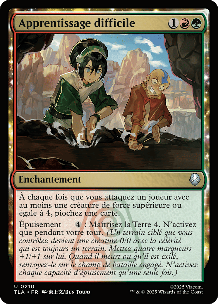 Apprentissage difficile — Avatar: The Last Airbender — Magic: The Gathering