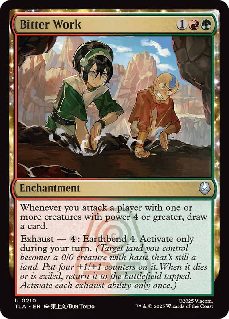 Bitter Work — Avatar: The Last Airbender — Magic: The Gathering