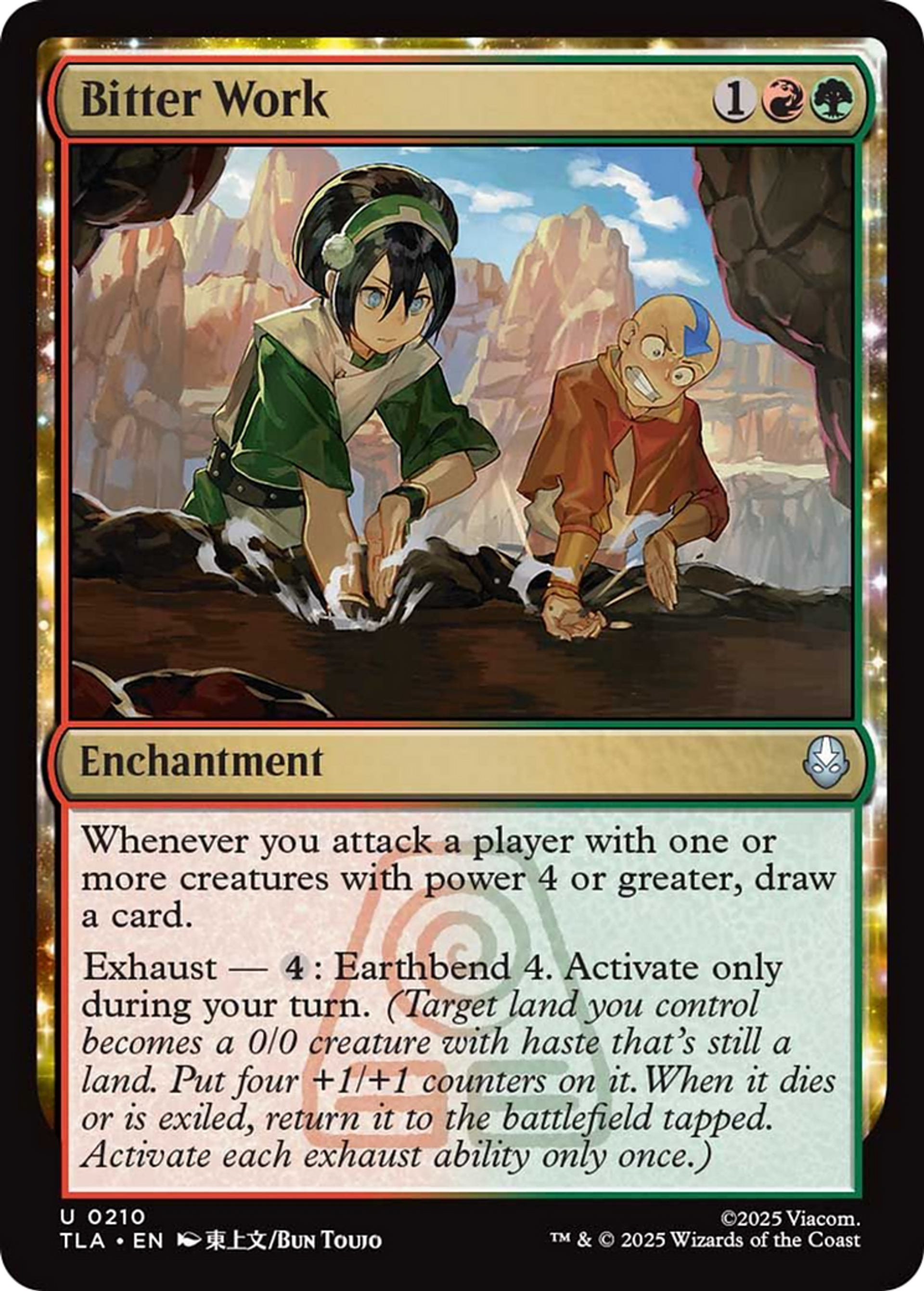 Bitter Work — Avatar: The Last Airbender — Magic: The Gathering
