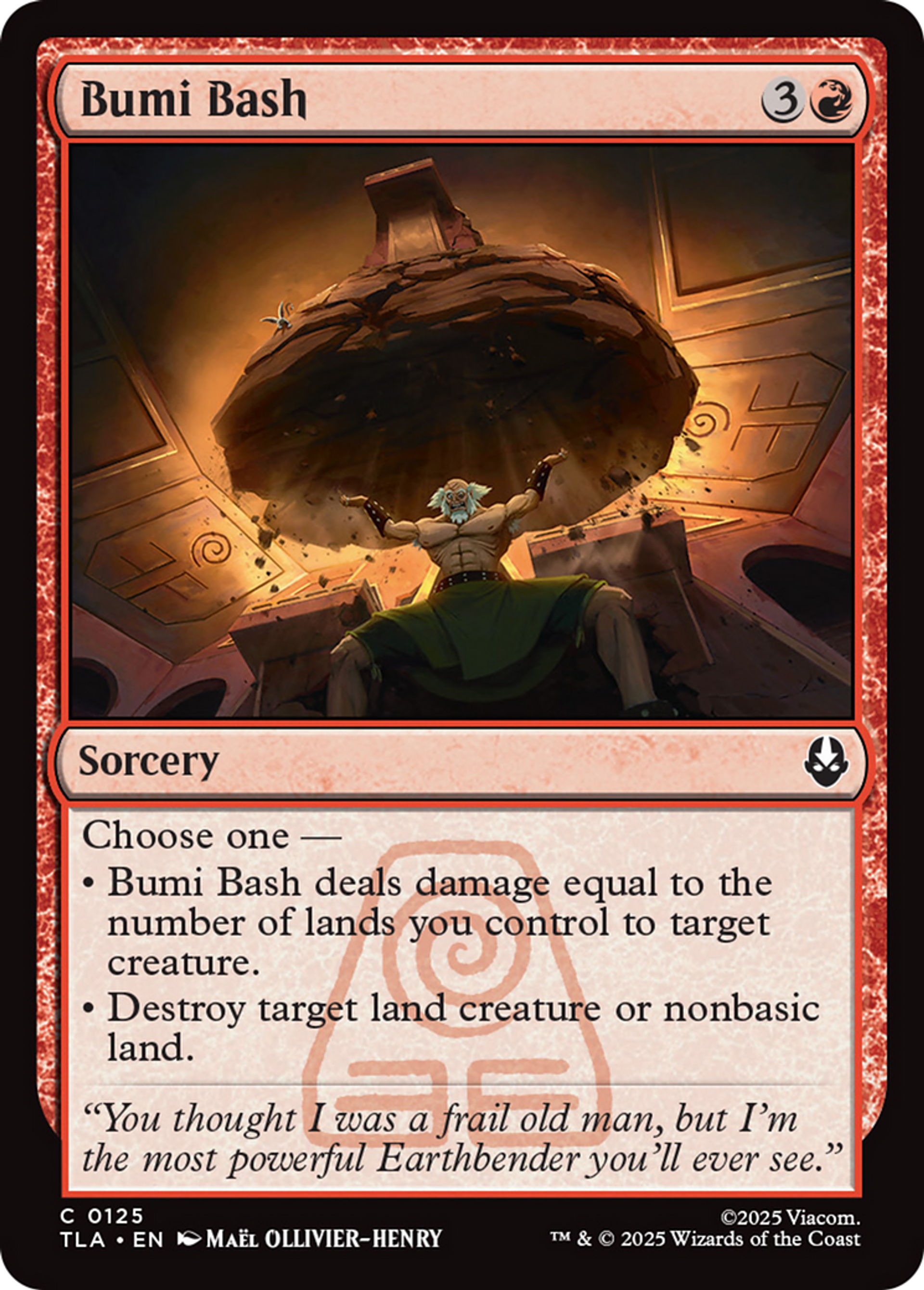 Bumi Bash — Avatar: The Last Airbender — Magic: The Gathering