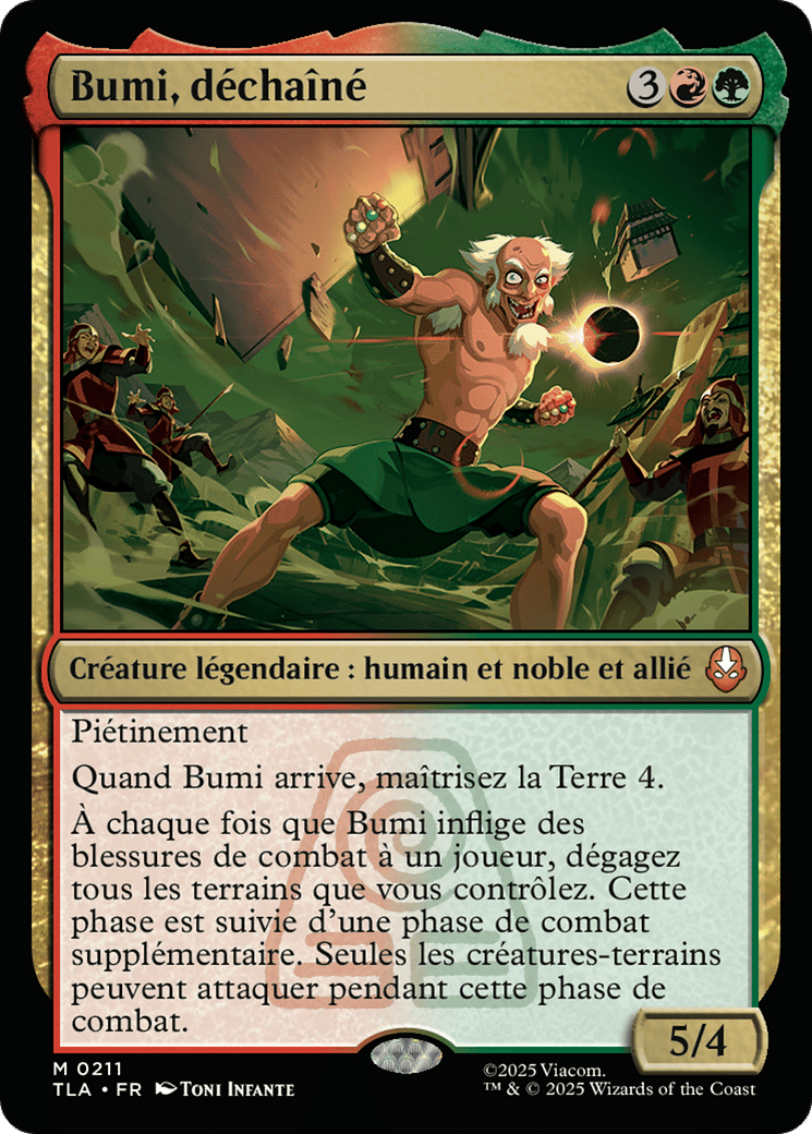 Bumi, déchaîné — Avatar: The Last Airbender — Magic: The Gathering