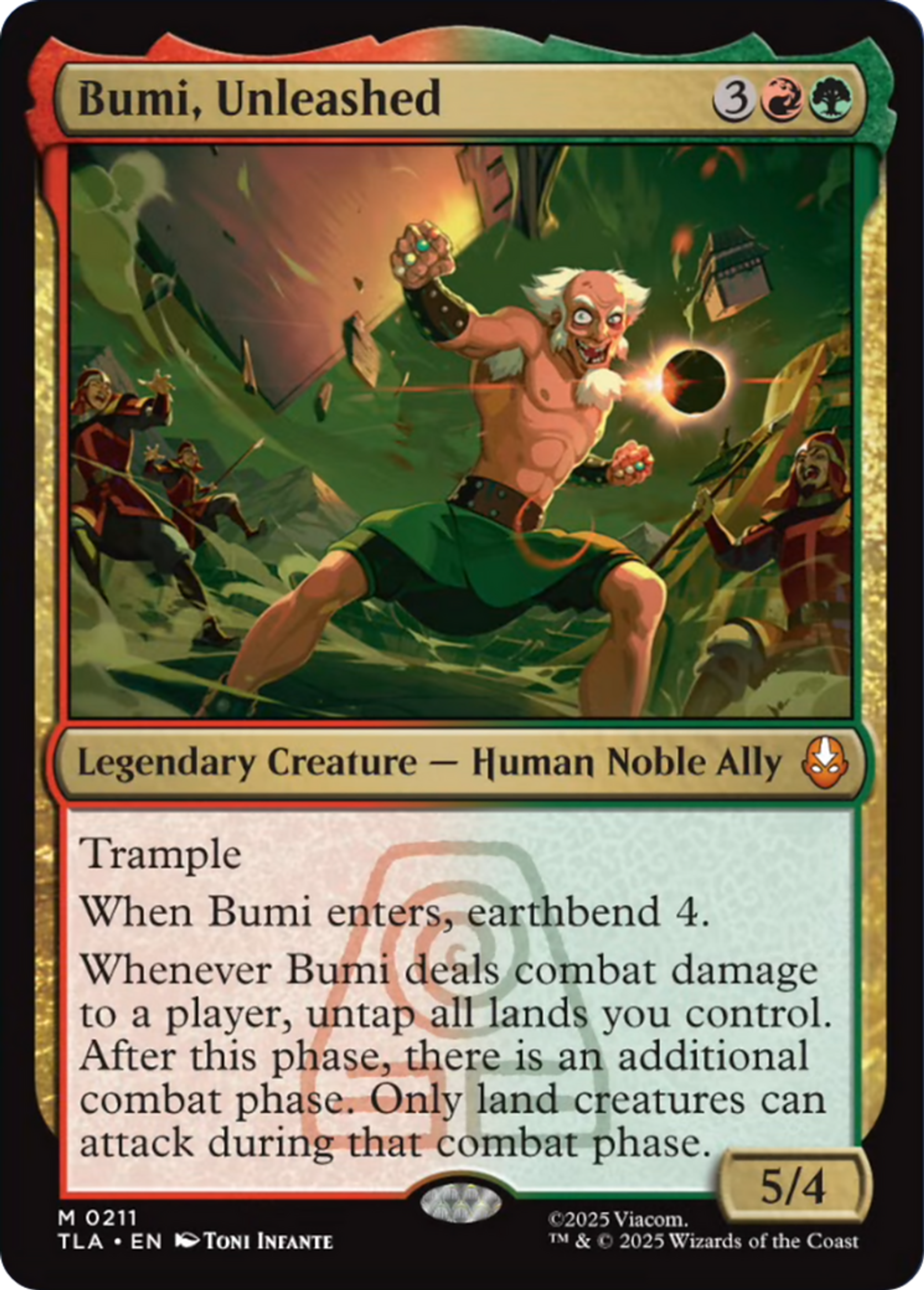 Bumi, Unleashed — Avatar: The Last Airbender — Magic: The Gathering