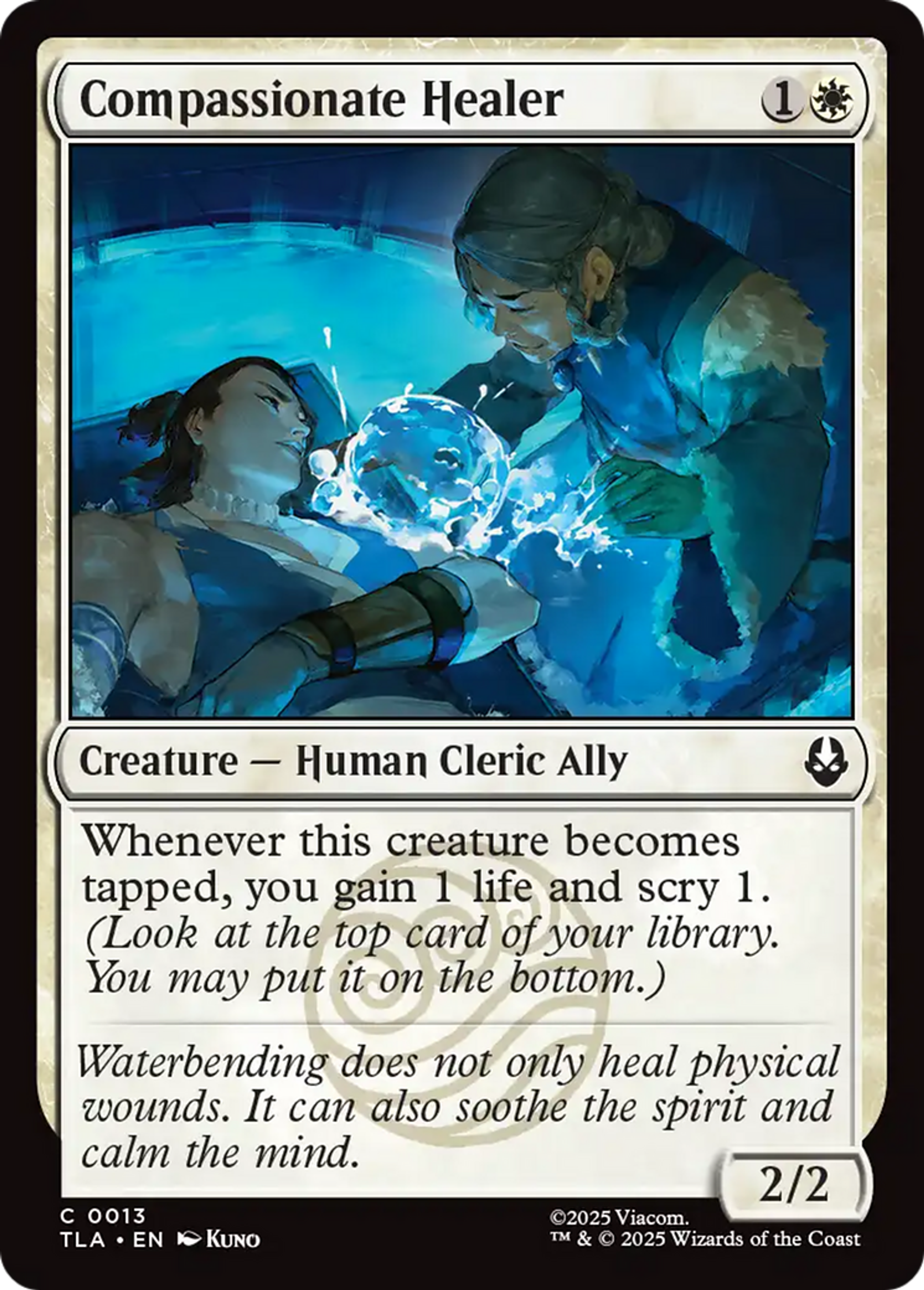 Compassionate Healer — Avatar: The Last Airbender — Magic: The Gathering
