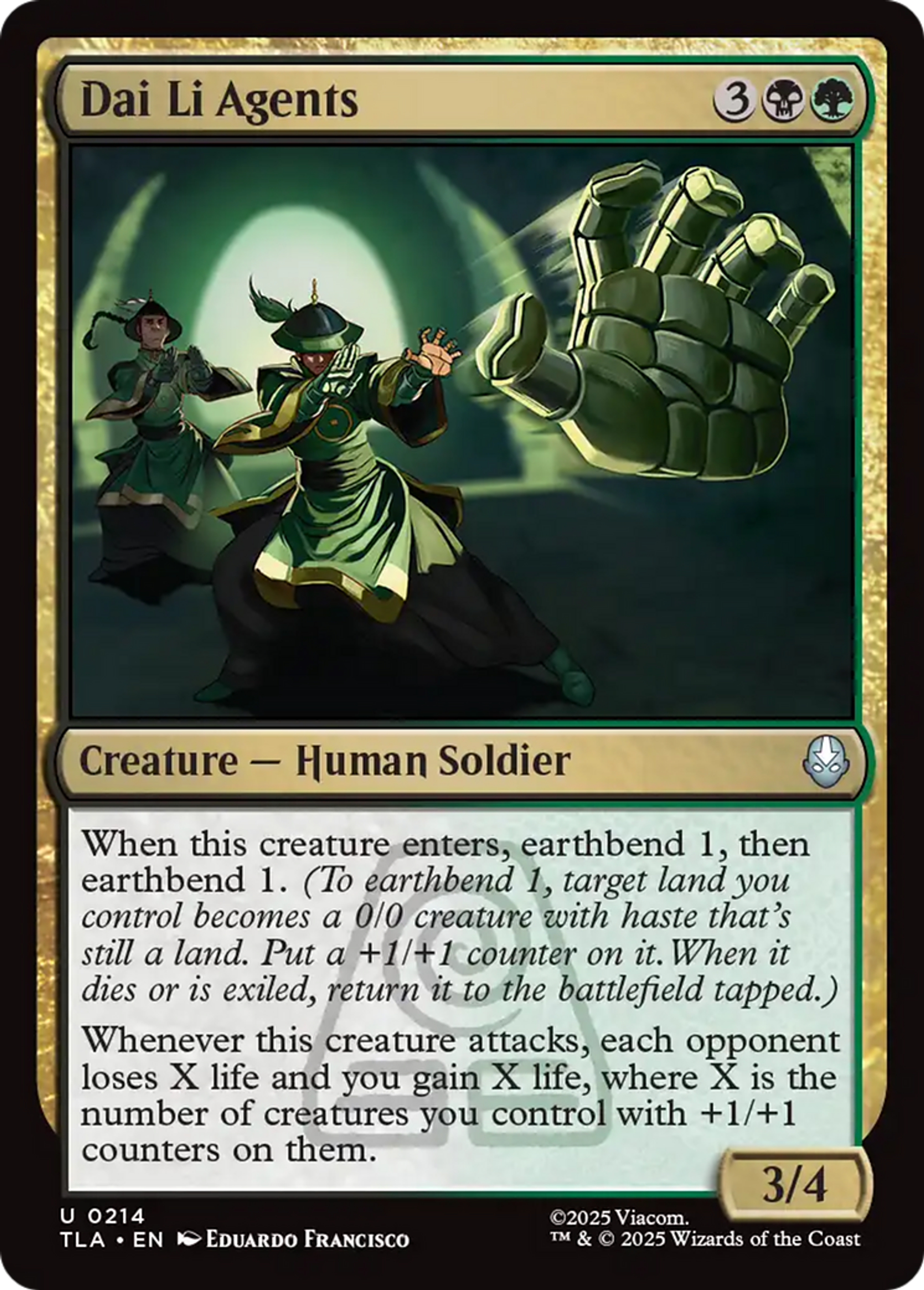 Dai Li Agents — Avatar: The Last Airbender — Magic: The Gathering