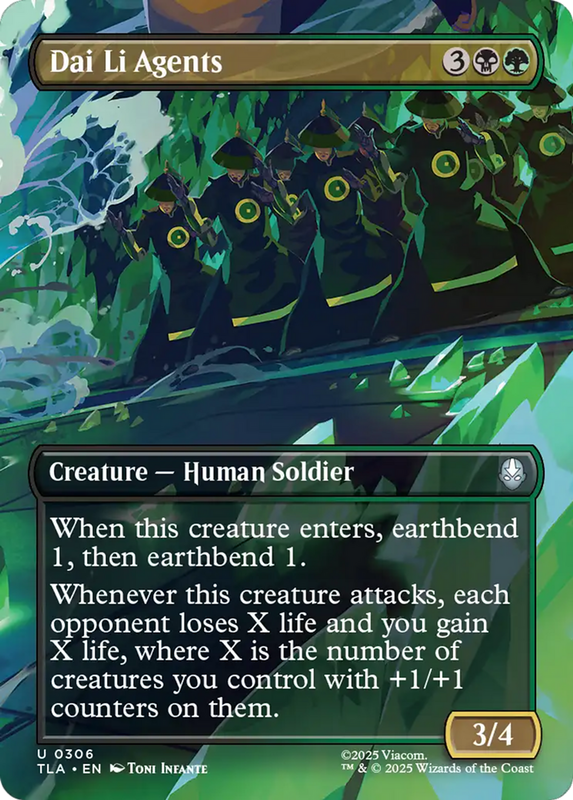 Agents du Dai Li — Avatar: The Last Airbender — Magic: The Gathering