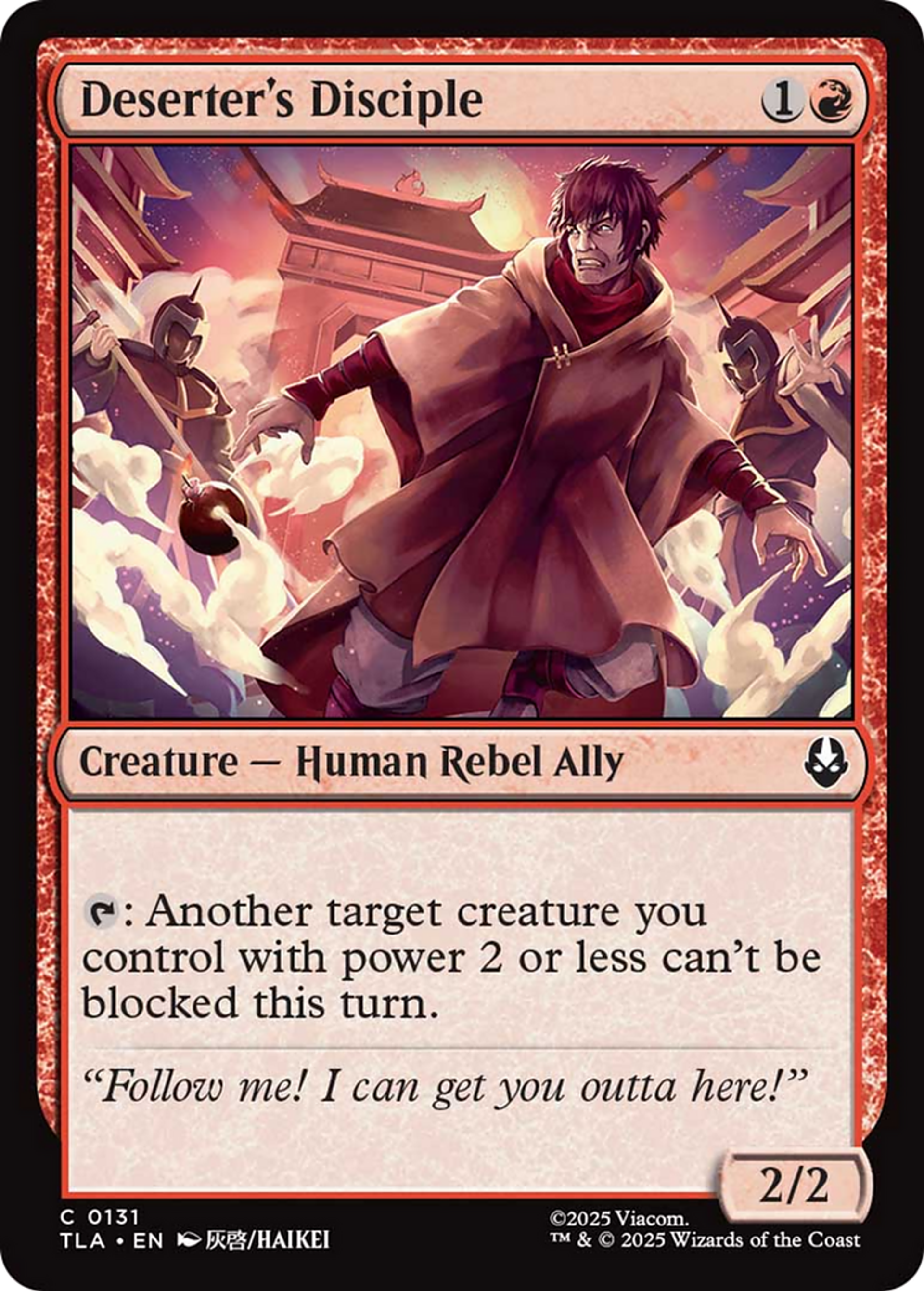 Deserter's Disciple — Avatar: The Last Airbender — Magic: The Gathering