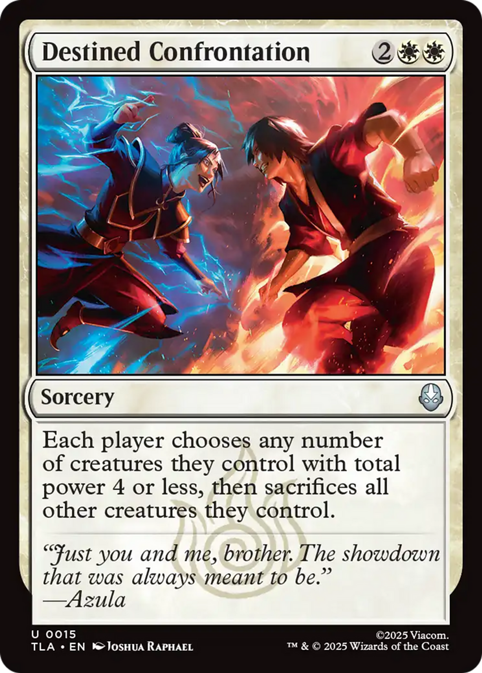Destined Confrontation — Avatar: The Last Airbender — Magic: The Gathering