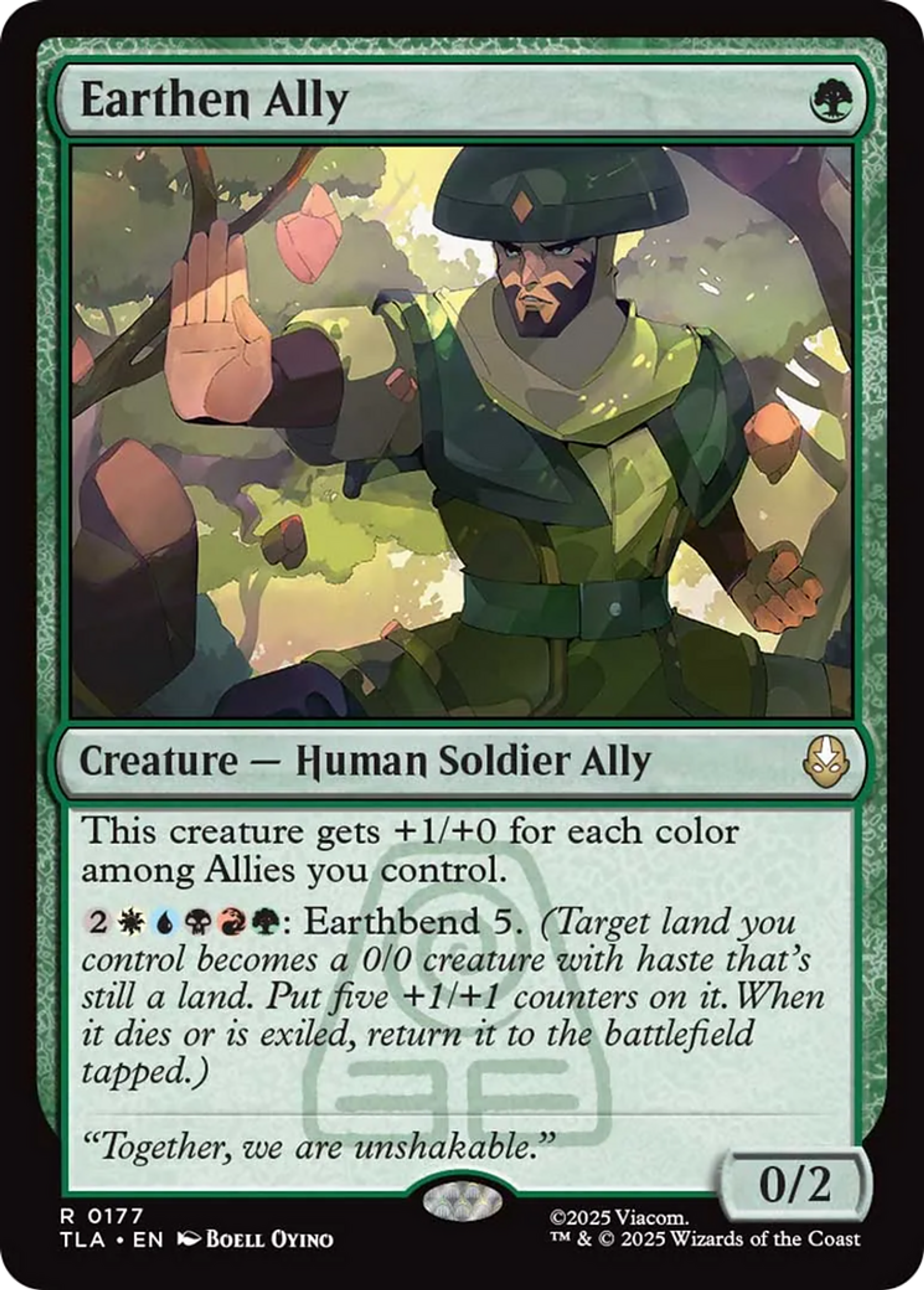 Allié de Terre — Avatar: The Last Airbender — Magic: The Gathering