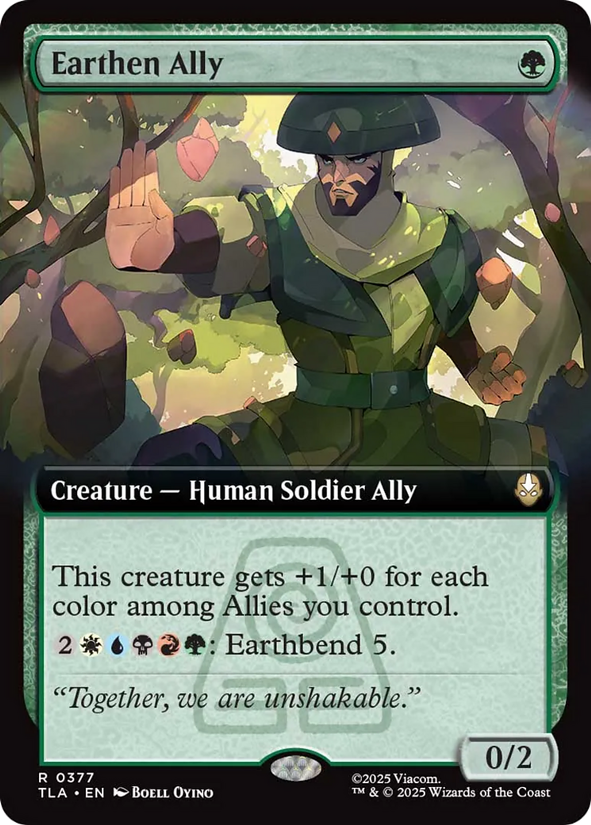 Earthen Ally — Avatar: The Last Airbender — Magic: The Gathering