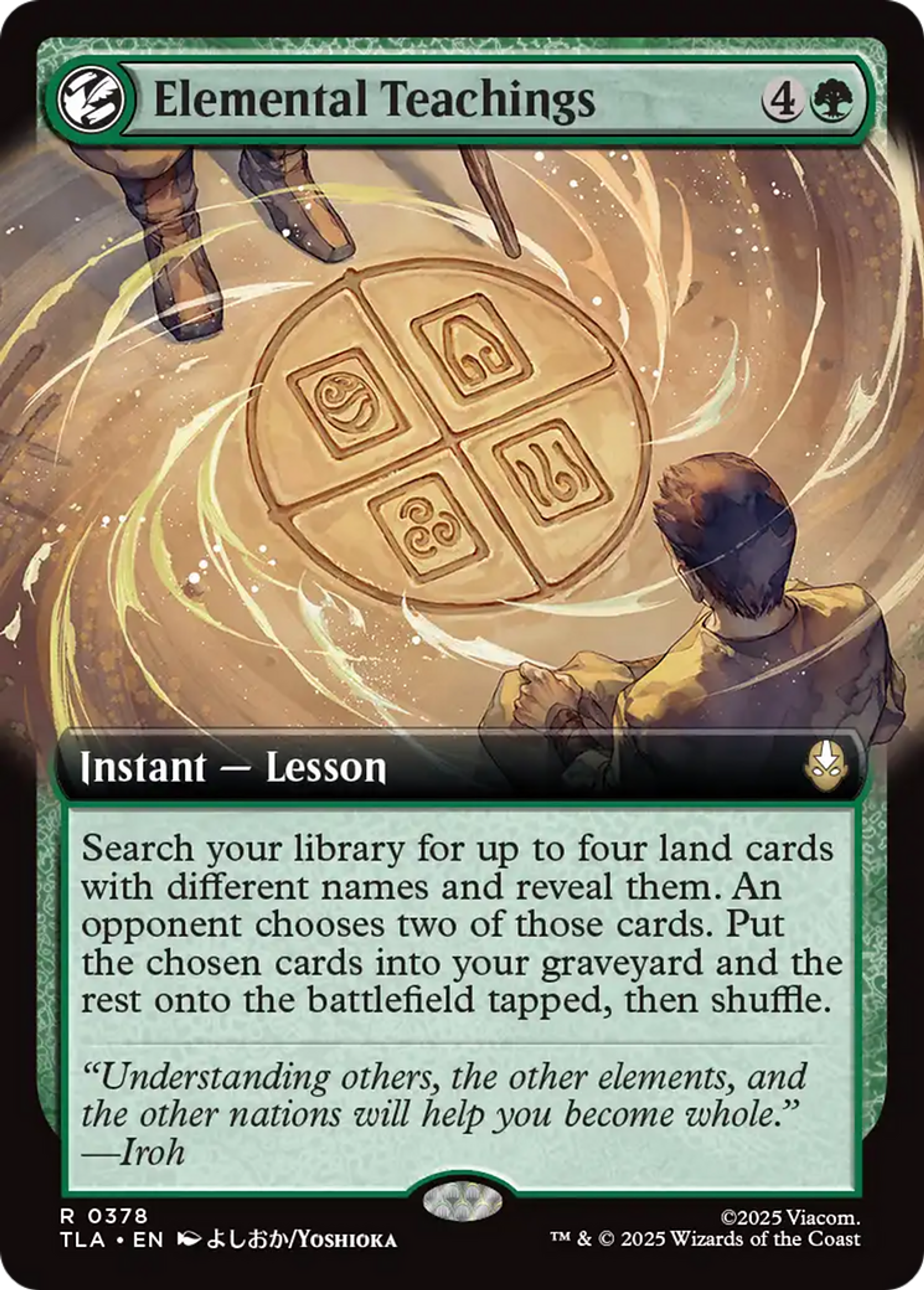 Enseignements des éléments — Avatar: The Last Airbender — Magic: The Gathering