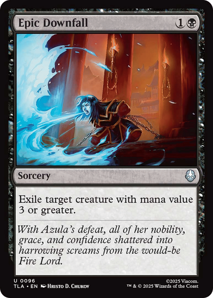 Epic Downfall — Avatar: The Last Airbender — Magic: The Gathering
