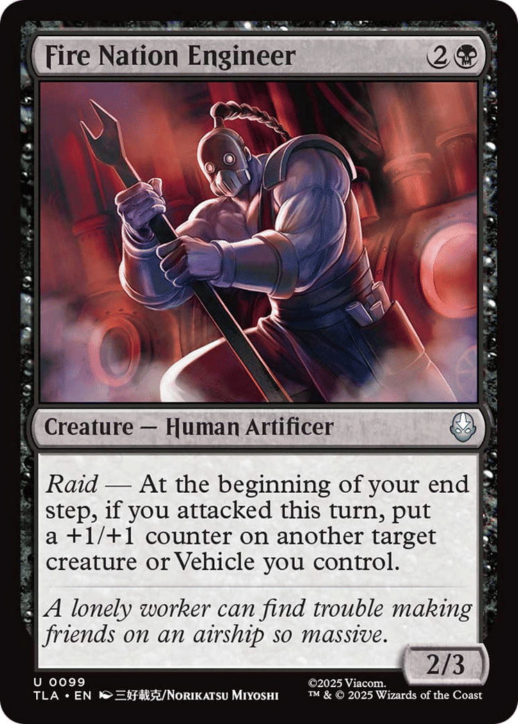 Fire Nation Engineer — Avatar: The Last Airbender — Magic: The Gathering