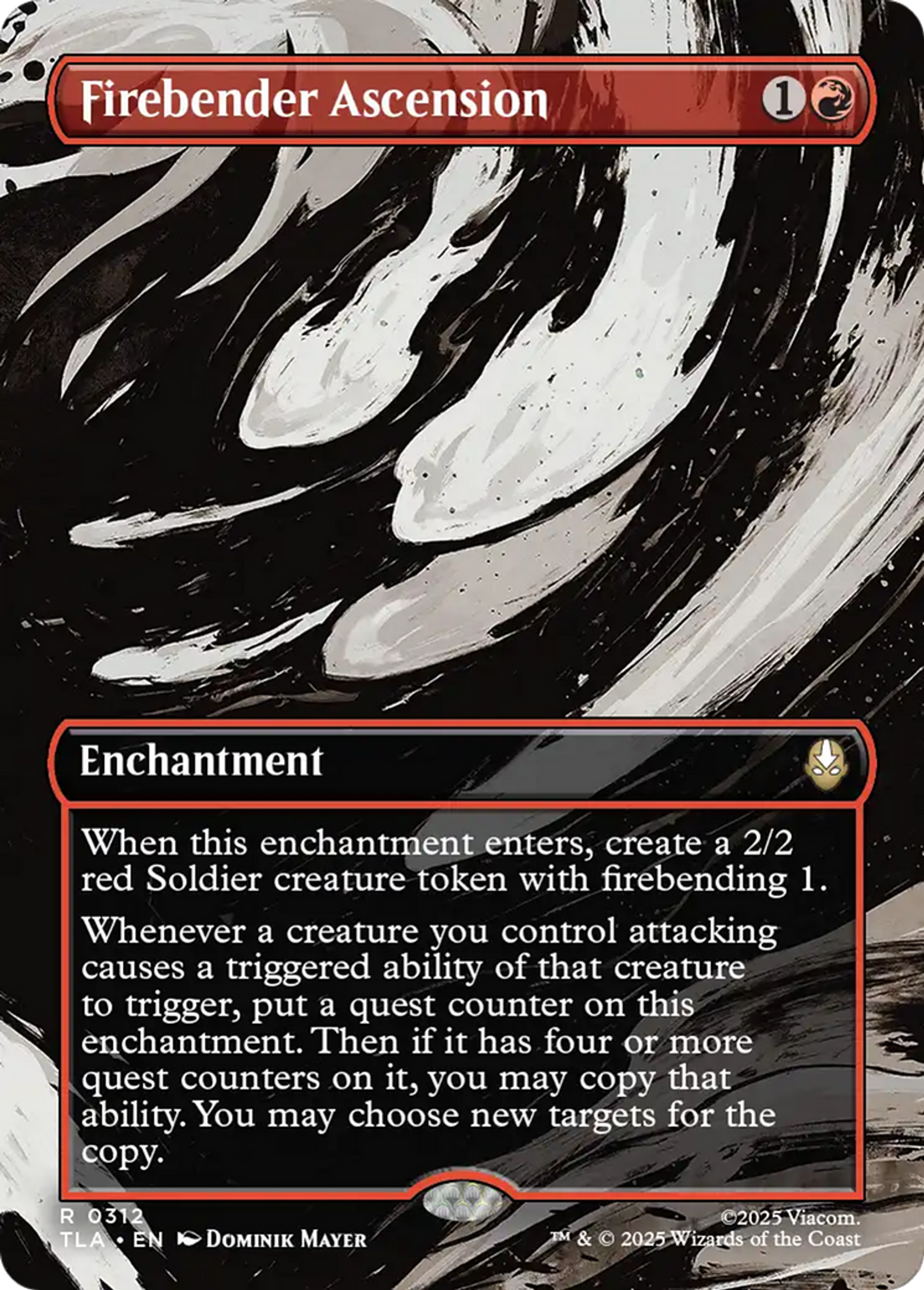 Ascension du maître du Feu — Avatar: The Last Airbender — Magic: The Gathering