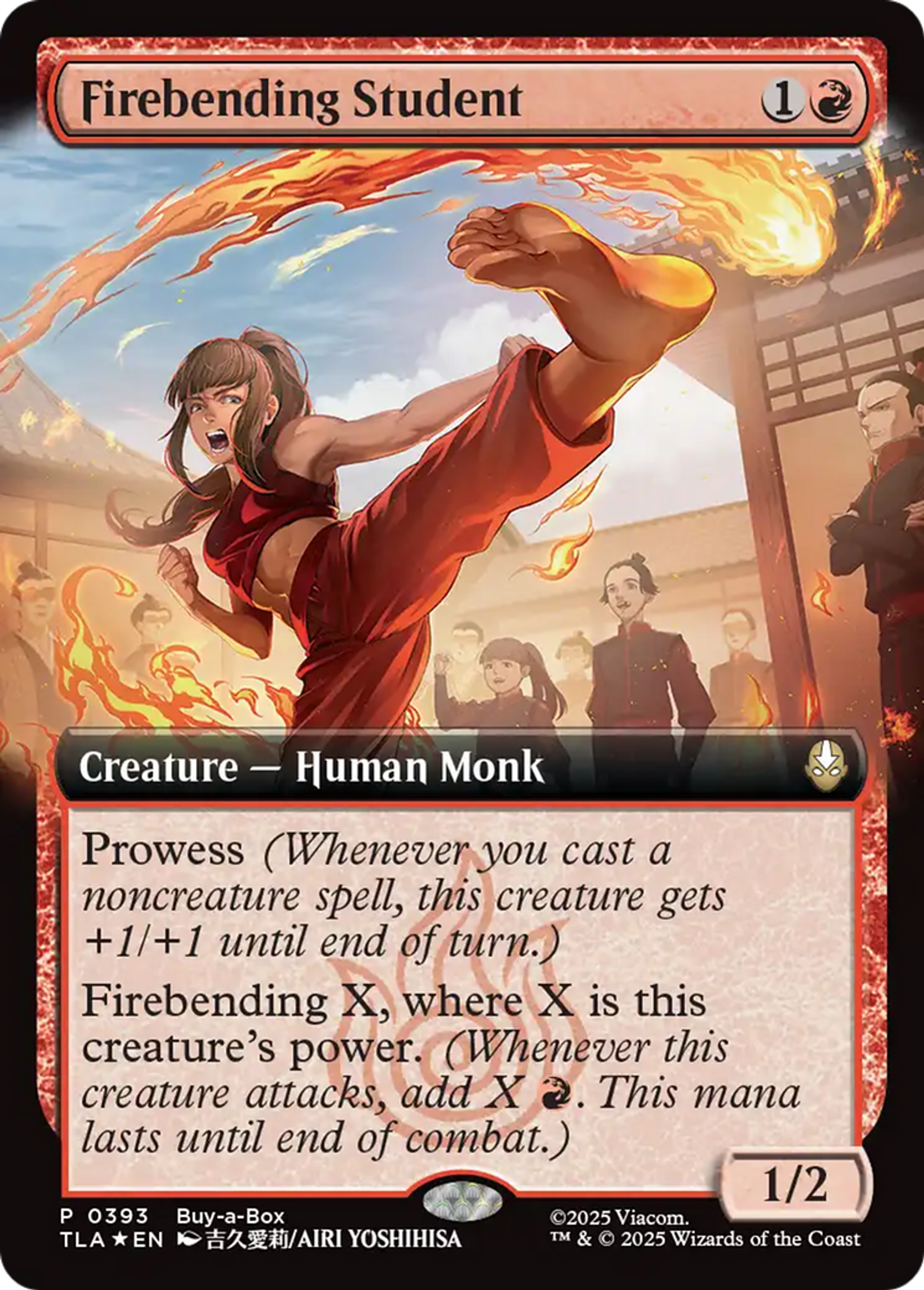 Étudiante en maîtrise du Feu — Avatar: The Last Airbender — Magic: The Gathering