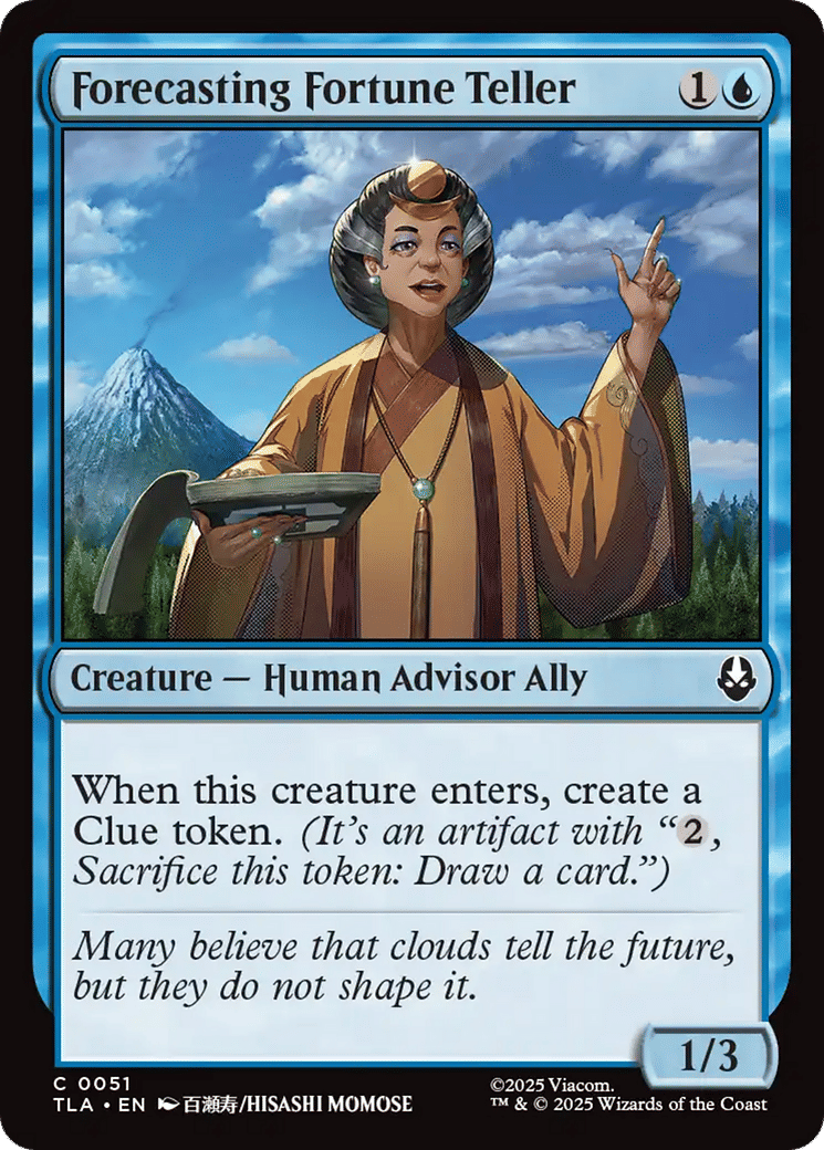 Forecasting Fortune Teller — Avatar: The Last Airbender — Magic: The Gathering