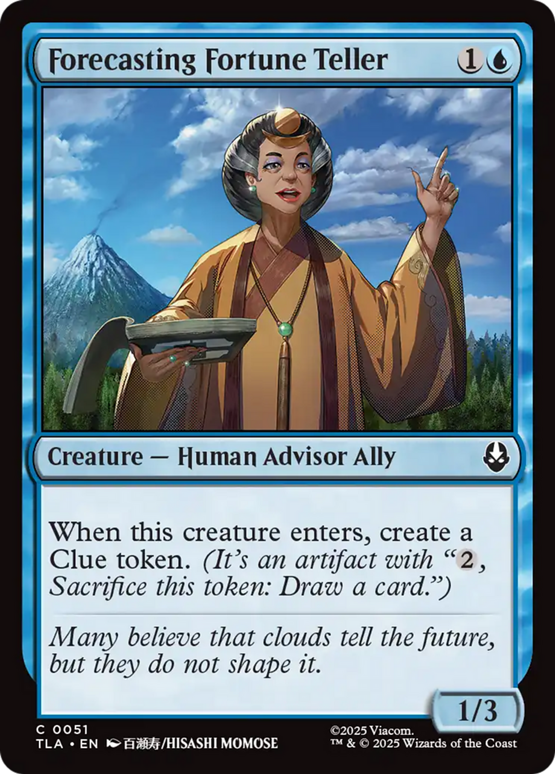 Forecasting Fortune Teller — Avatar: The Last Airbender — Magic: The Gathering