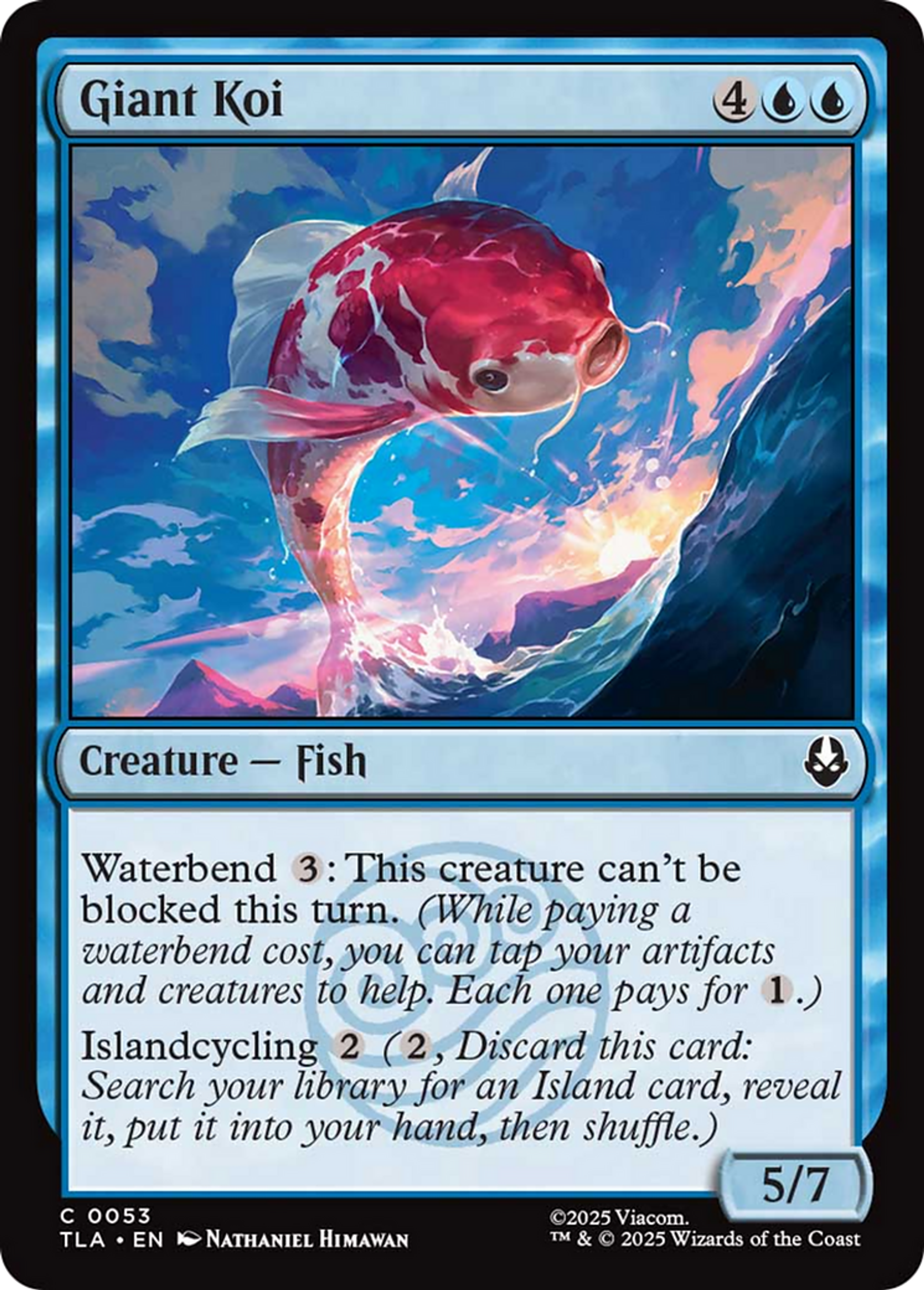 Giant Koi — Avatar: The Last Airbender — Magic: The Gathering
