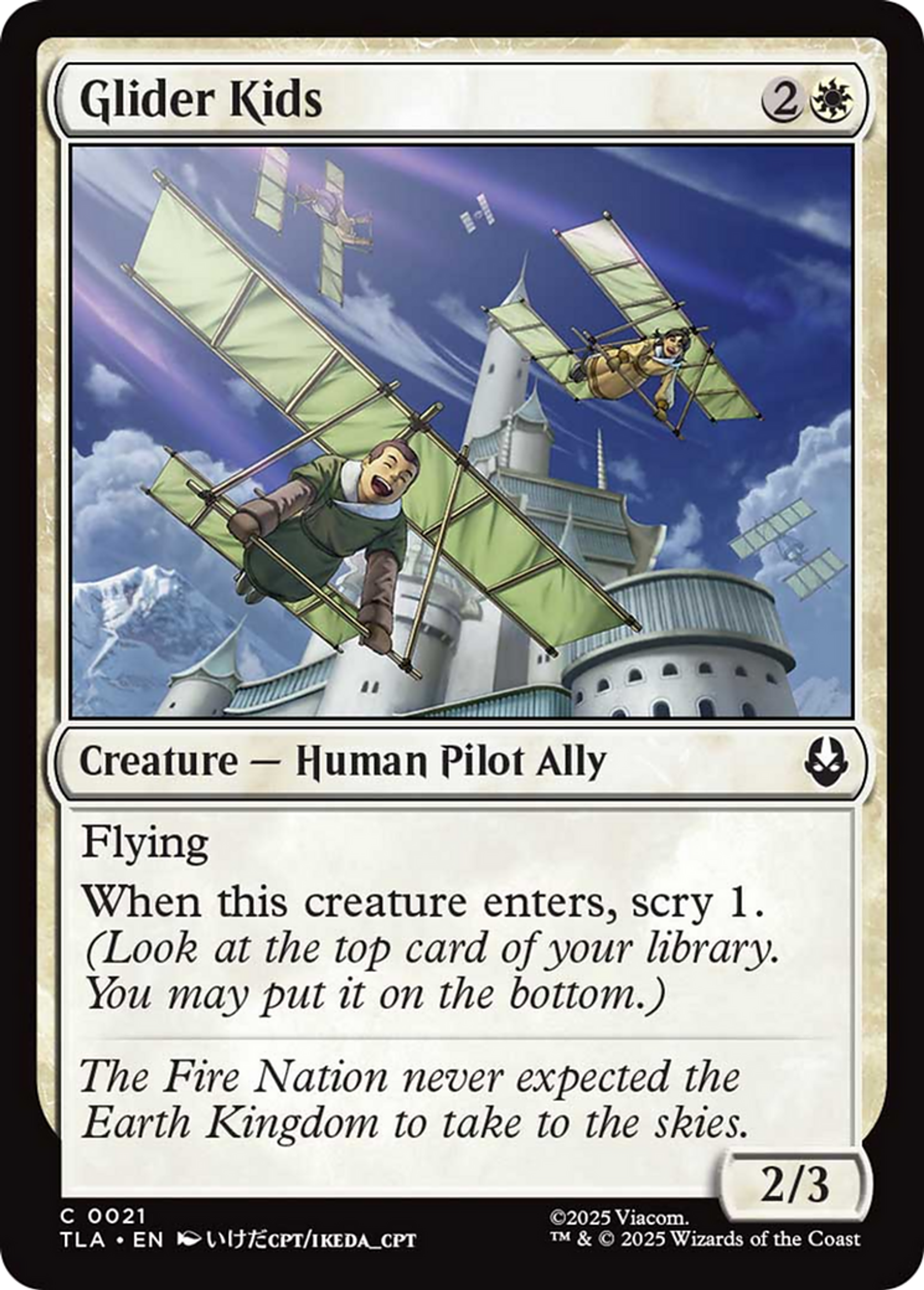 Glider Kids — Avatar: The Last Airbender — Magic: The Gathering