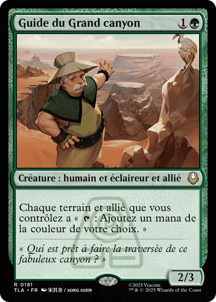 Guide du Grand canyon — Avatar: The Last Airbender — Magic: The Gathering