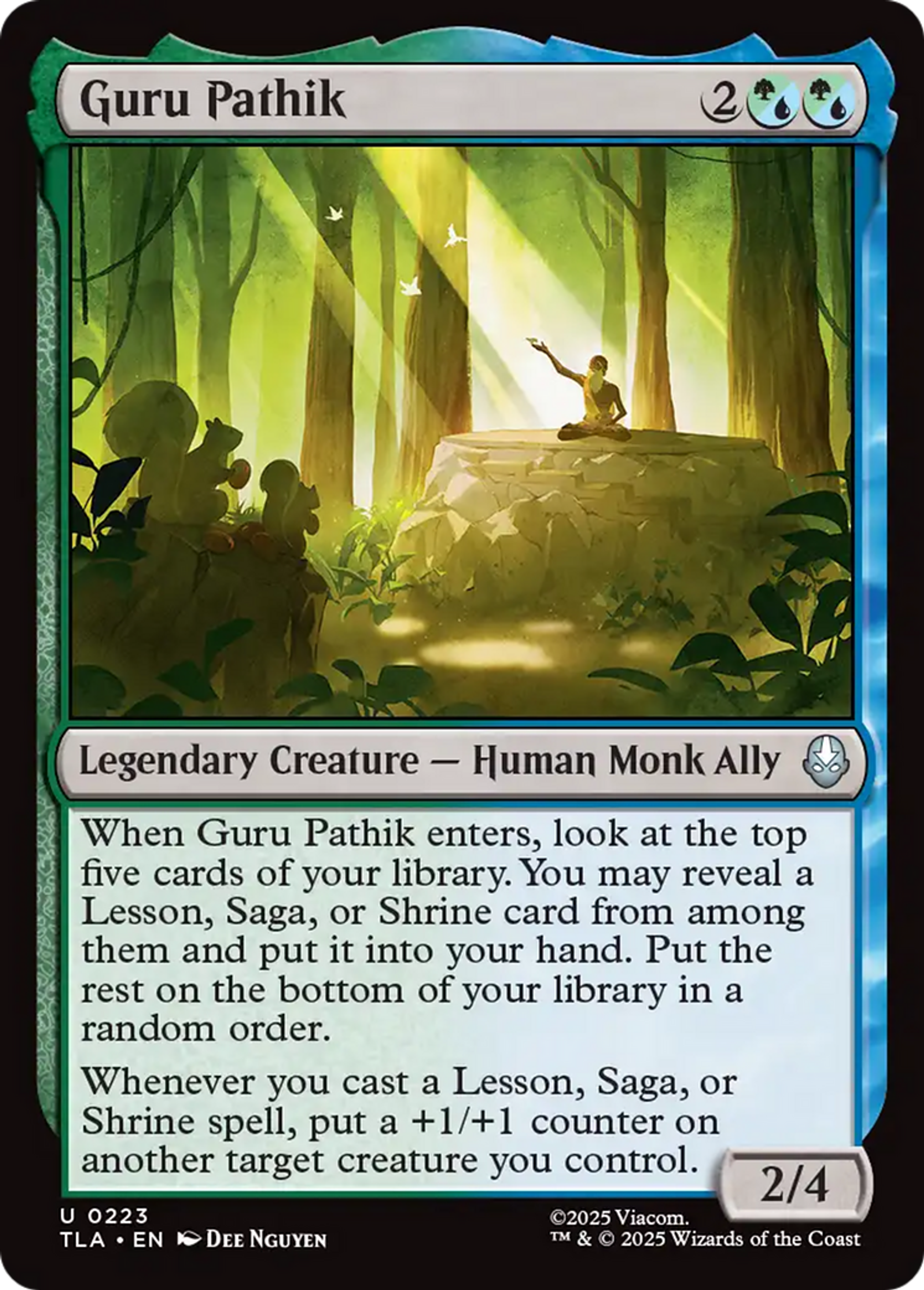 Gourou Pathik — Avatar: The Last Airbender — Magic: The Gathering