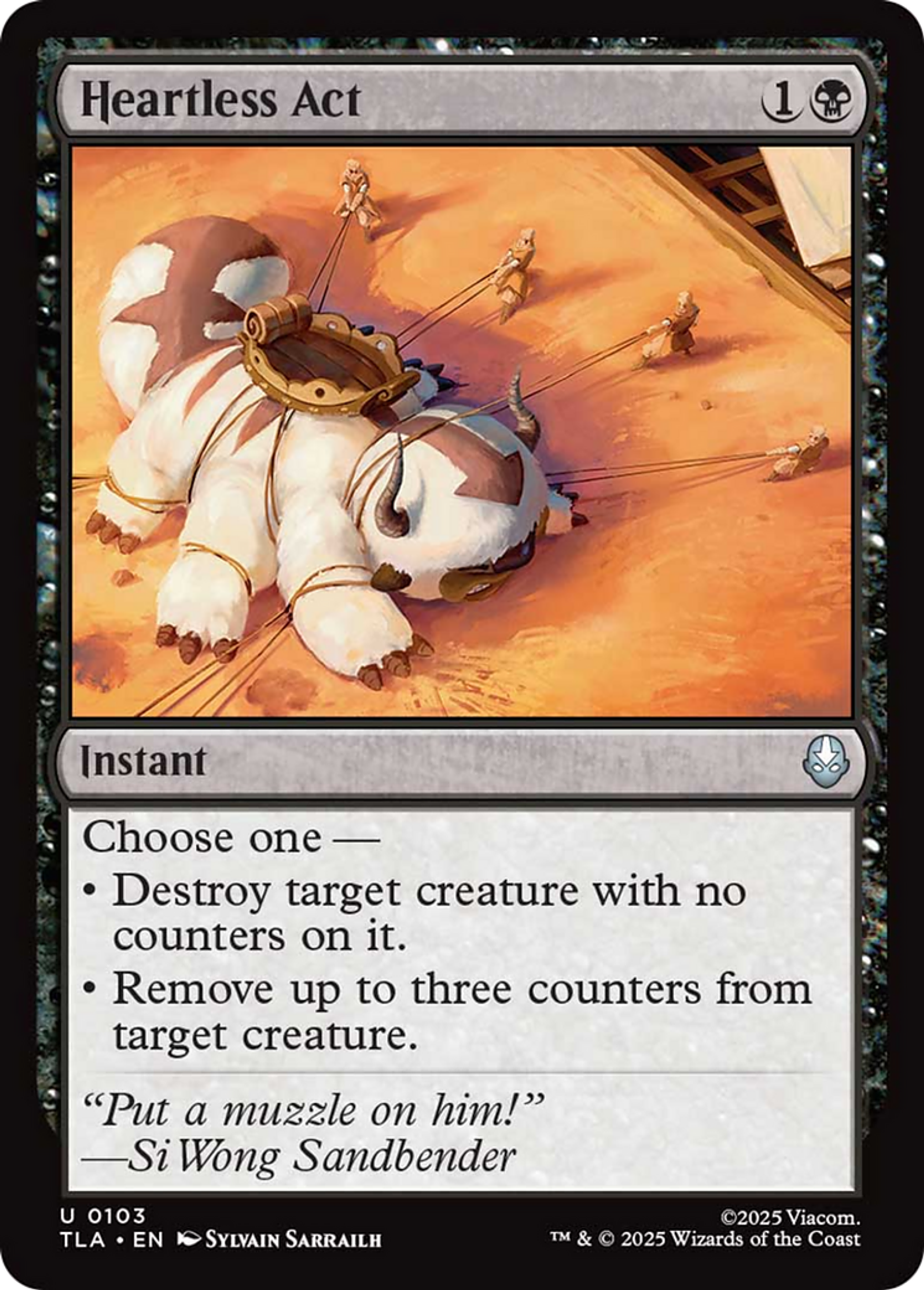 Heartless Act — Avatar: The Last Airbender — Magic: The Gathering