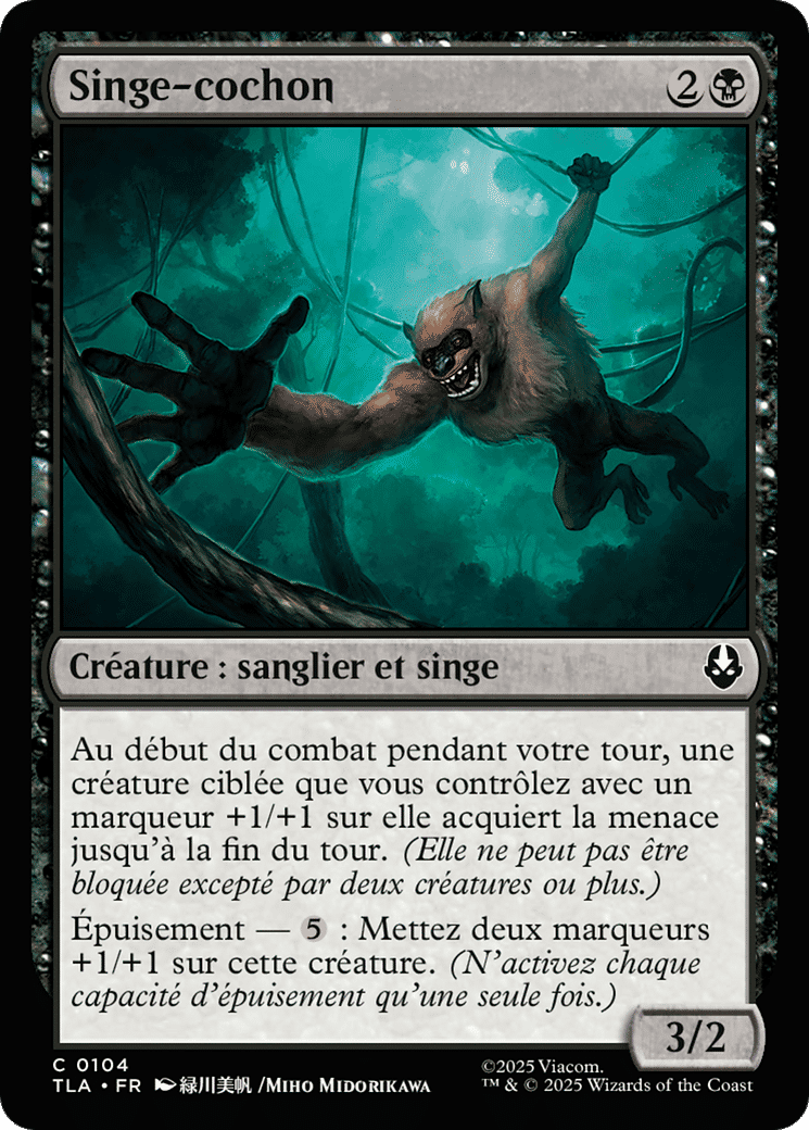 Singe-cochon — Avatar: The Last Airbender — Magic: The Gathering