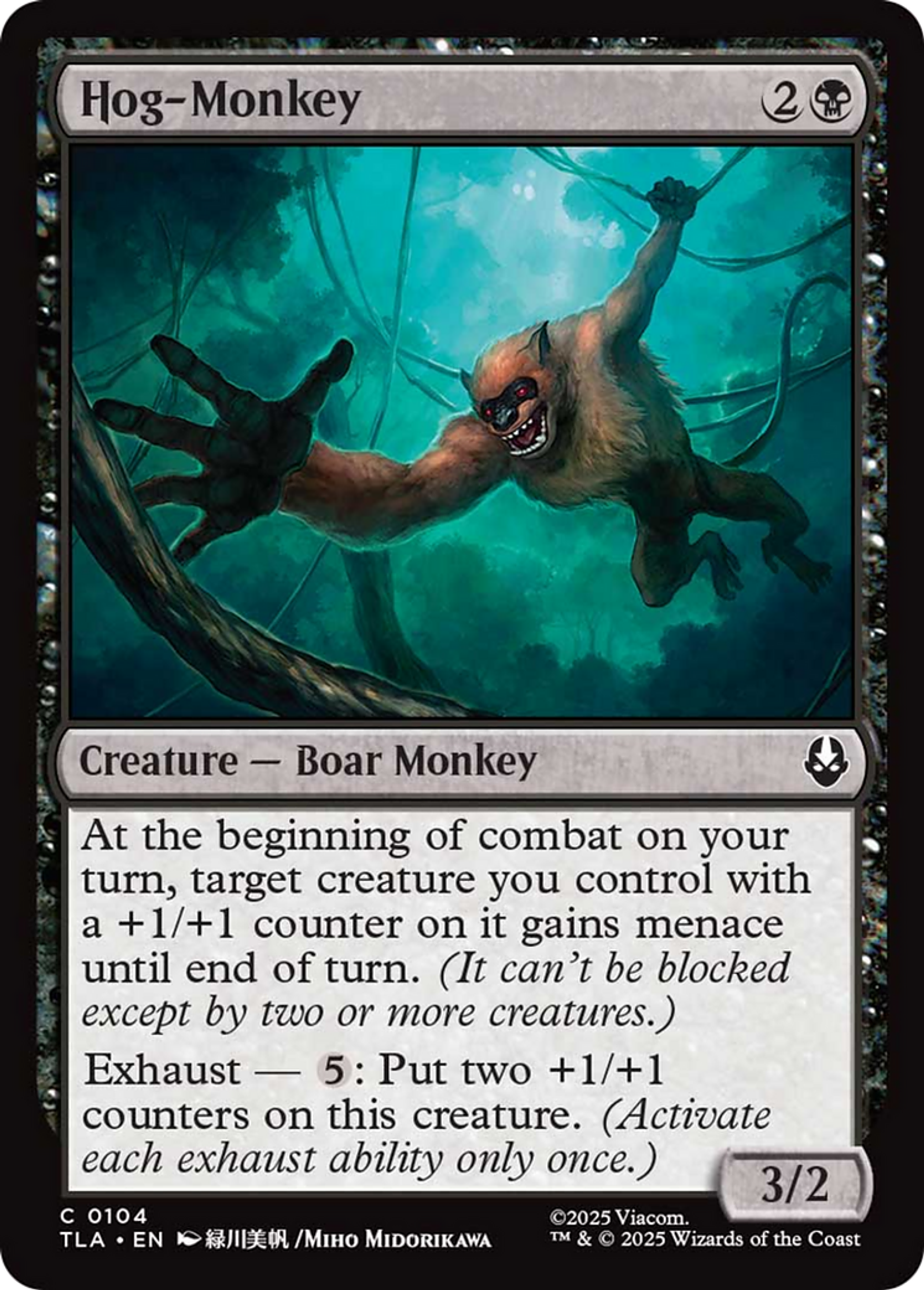 Hog-Monkey — Avatar: The Last Airbender — Magic: The Gathering