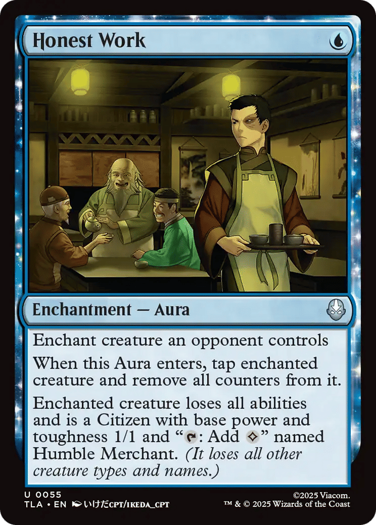 Honest Work — Avatar: The Last Airbender — Magic: The Gathering