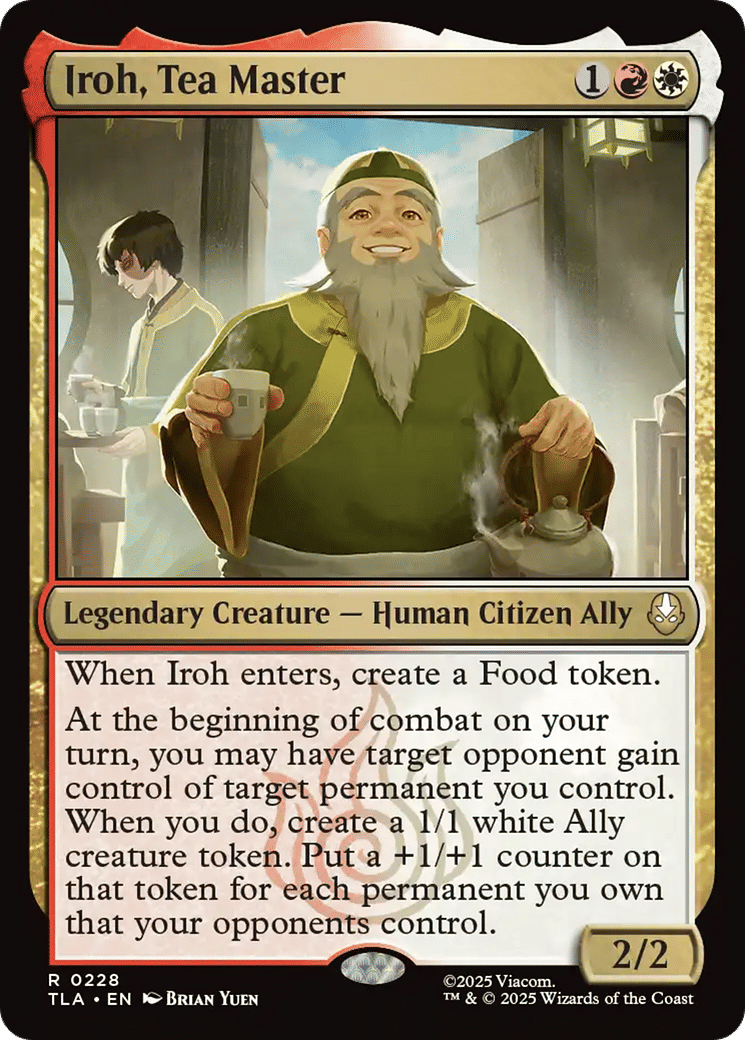 Iroh, Tea Master — Avatar: The Last Airbender — Magic: The Gathering