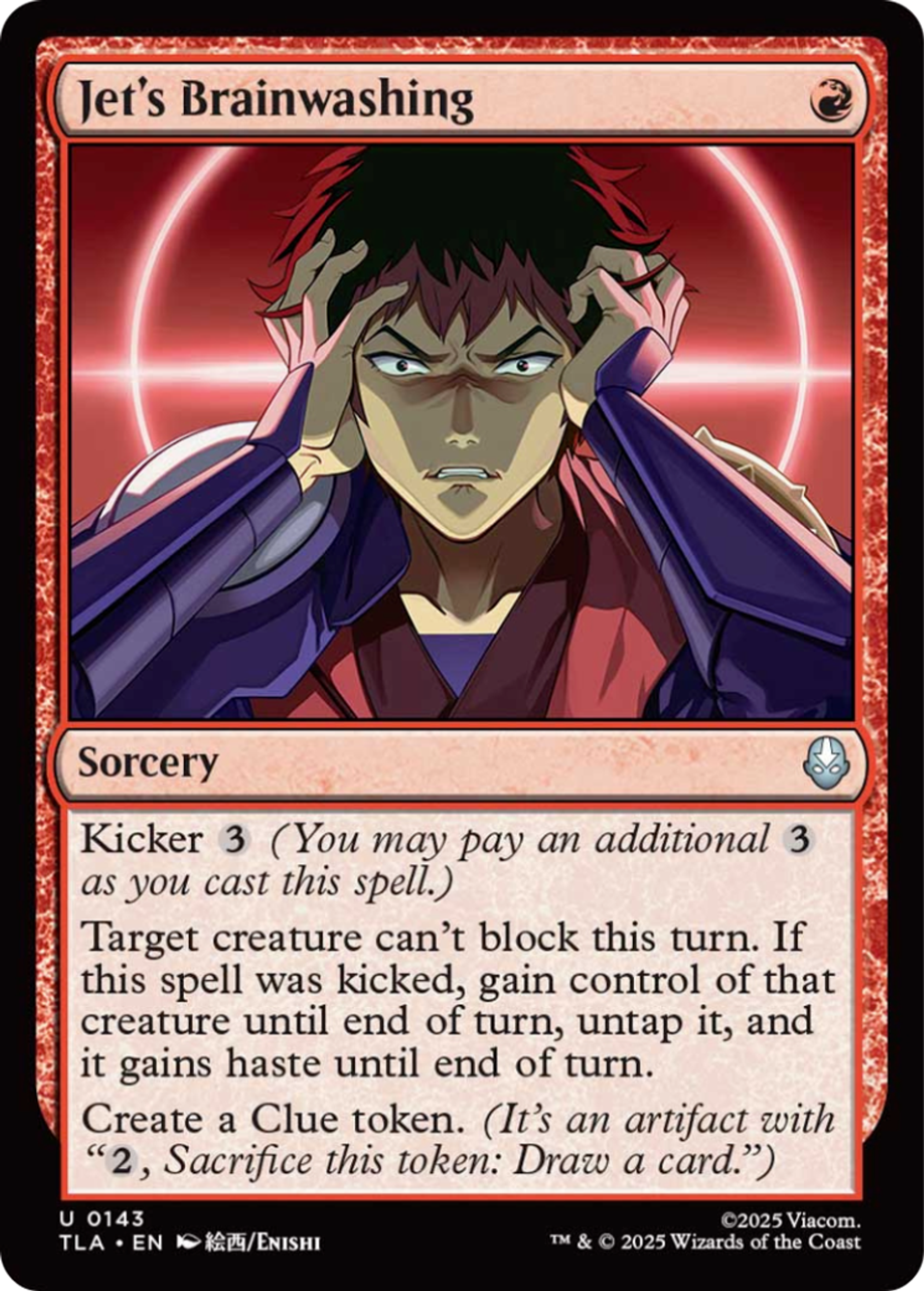 Jet's Brainwashing — Avatar: The Last Airbender — Magic: The Gathering