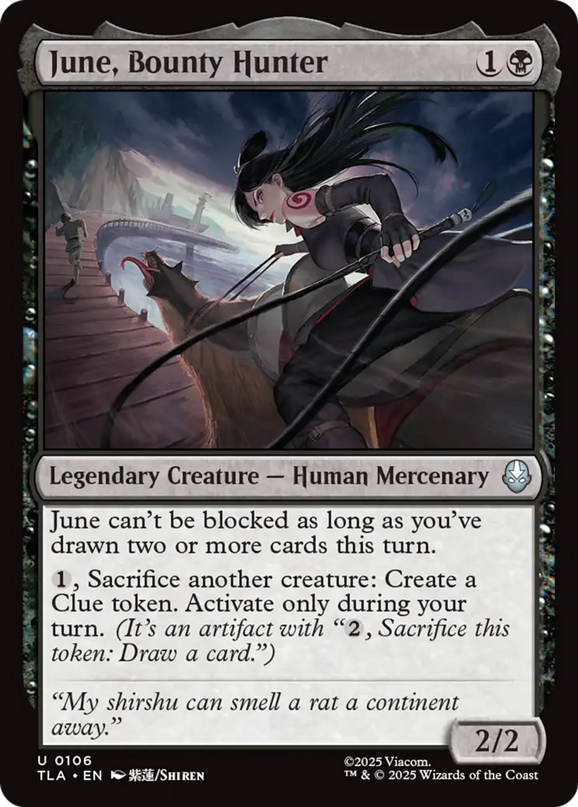 June, chasseuse de primes — Avatar: The Last Airbender — Magic: The Gathering
