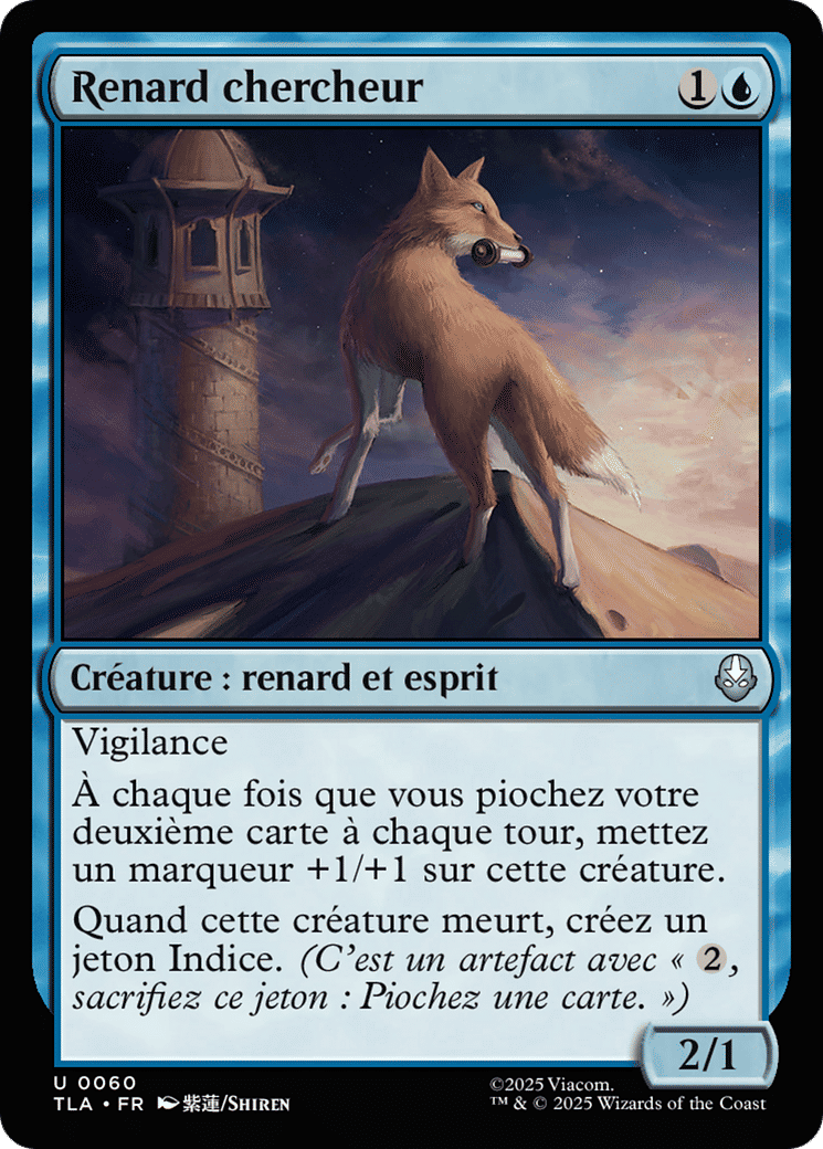 Renard chercheur — Avatar: The Last Airbender — Magic: The Gathering