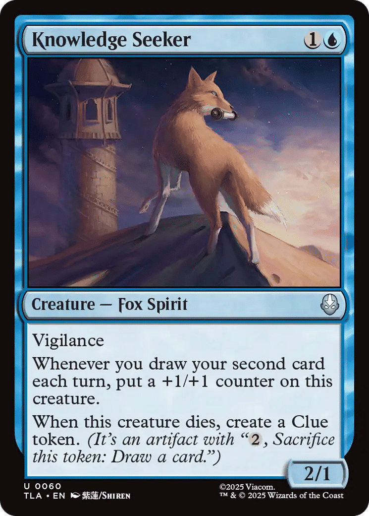 Knowledge Seeker — Avatar: The Last Airbender — Magic: The Gathering