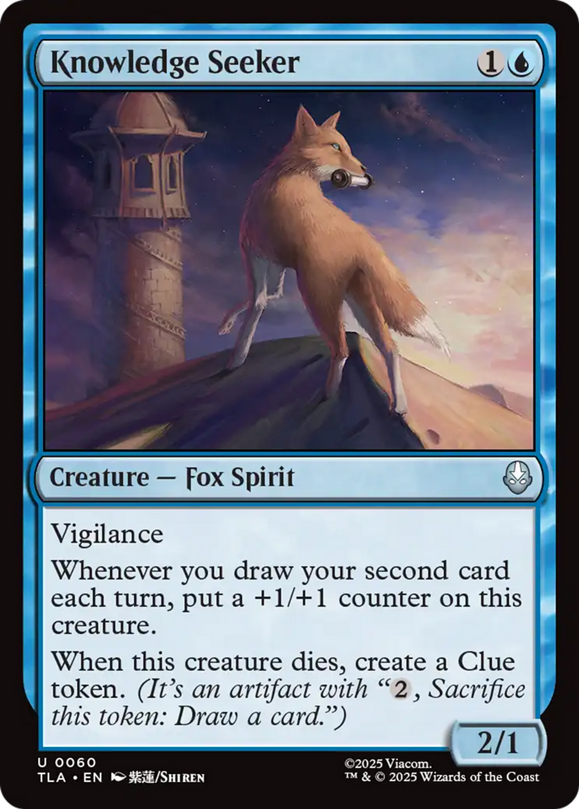 Knowledge Seeker — Avatar: The Last Airbender — Magic: The Gathering