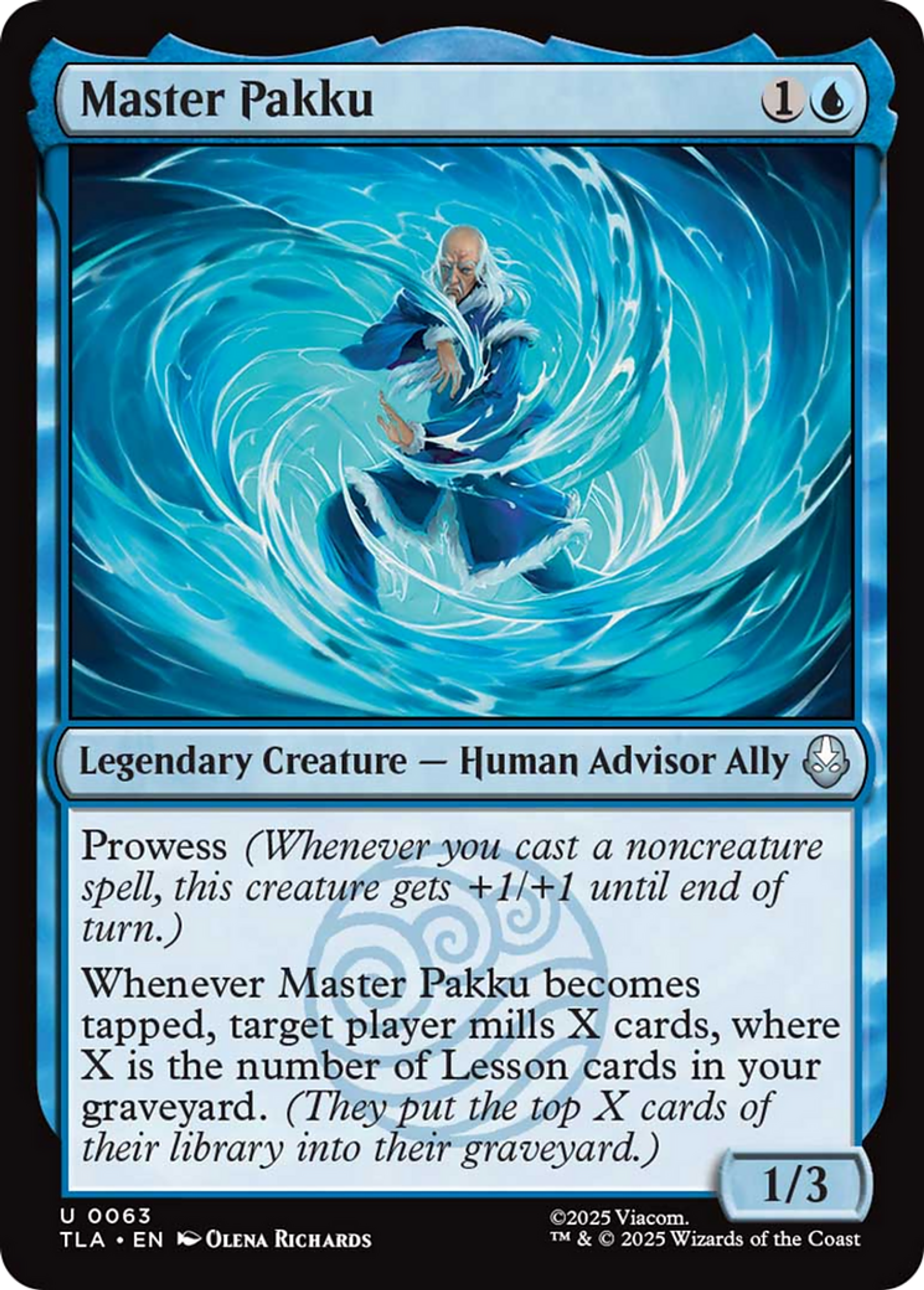 Master Pakku — Avatar: The Last Airbender — Magic: The Gathering