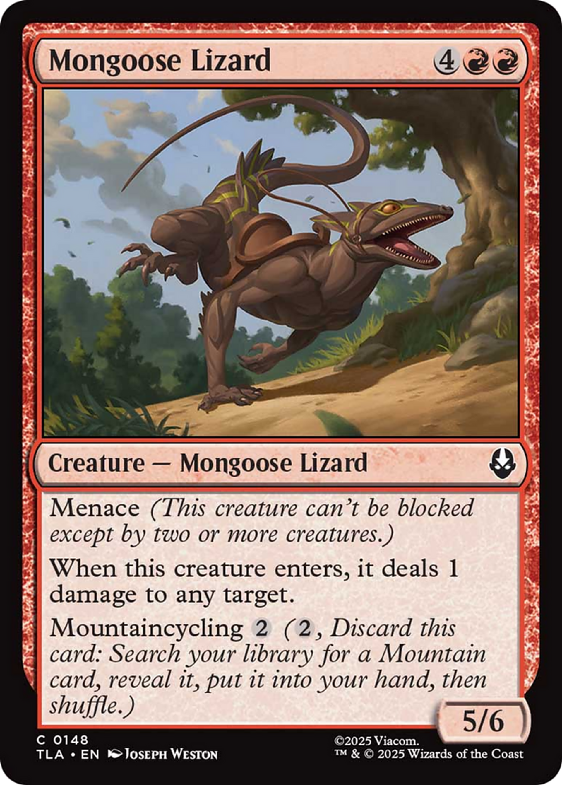 Lézard-mangouste — Avatar: The Last Airbender — Magic: The Gathering