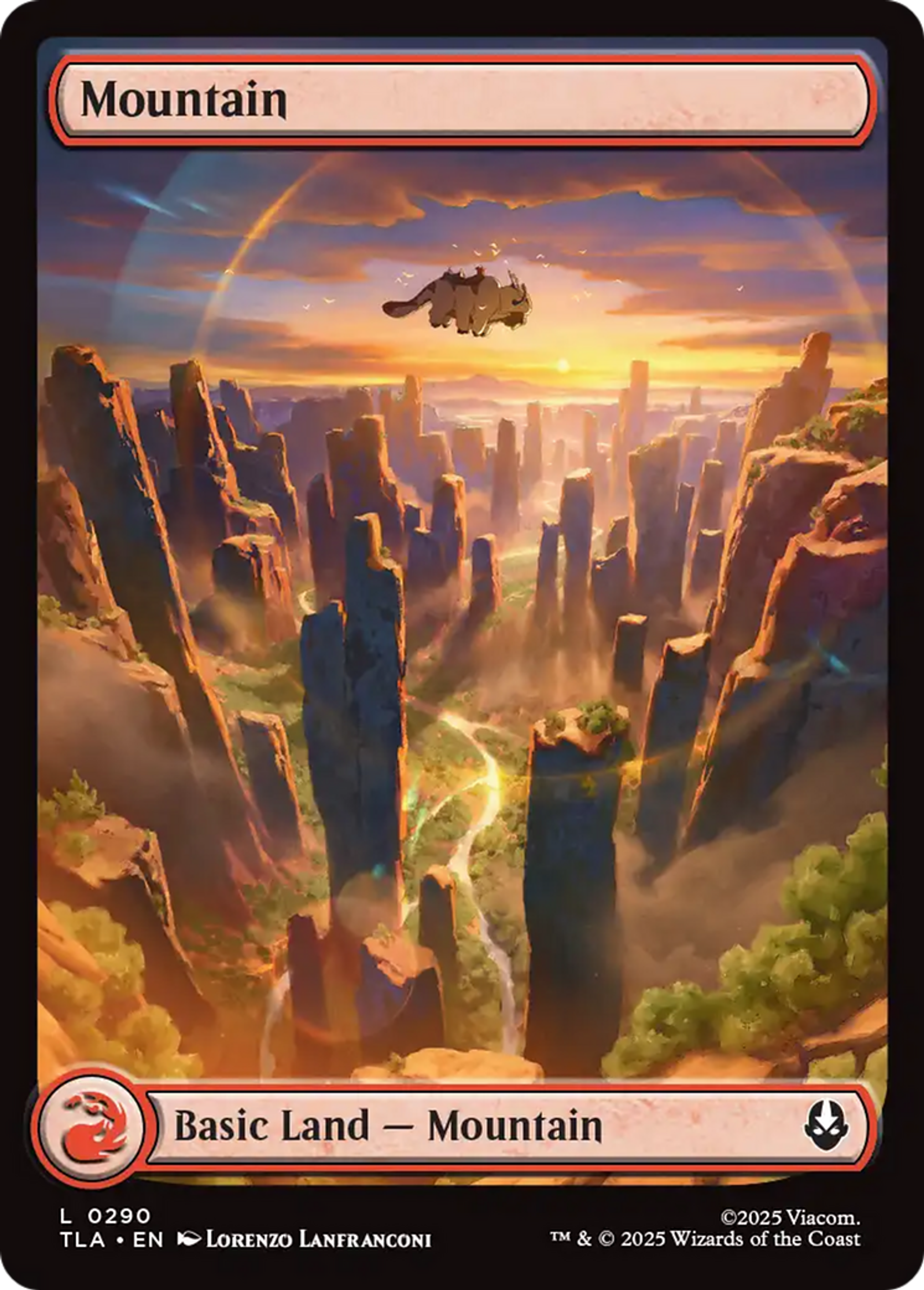Mountain — Avatar: The Last Airbender — Magic: The Gathering