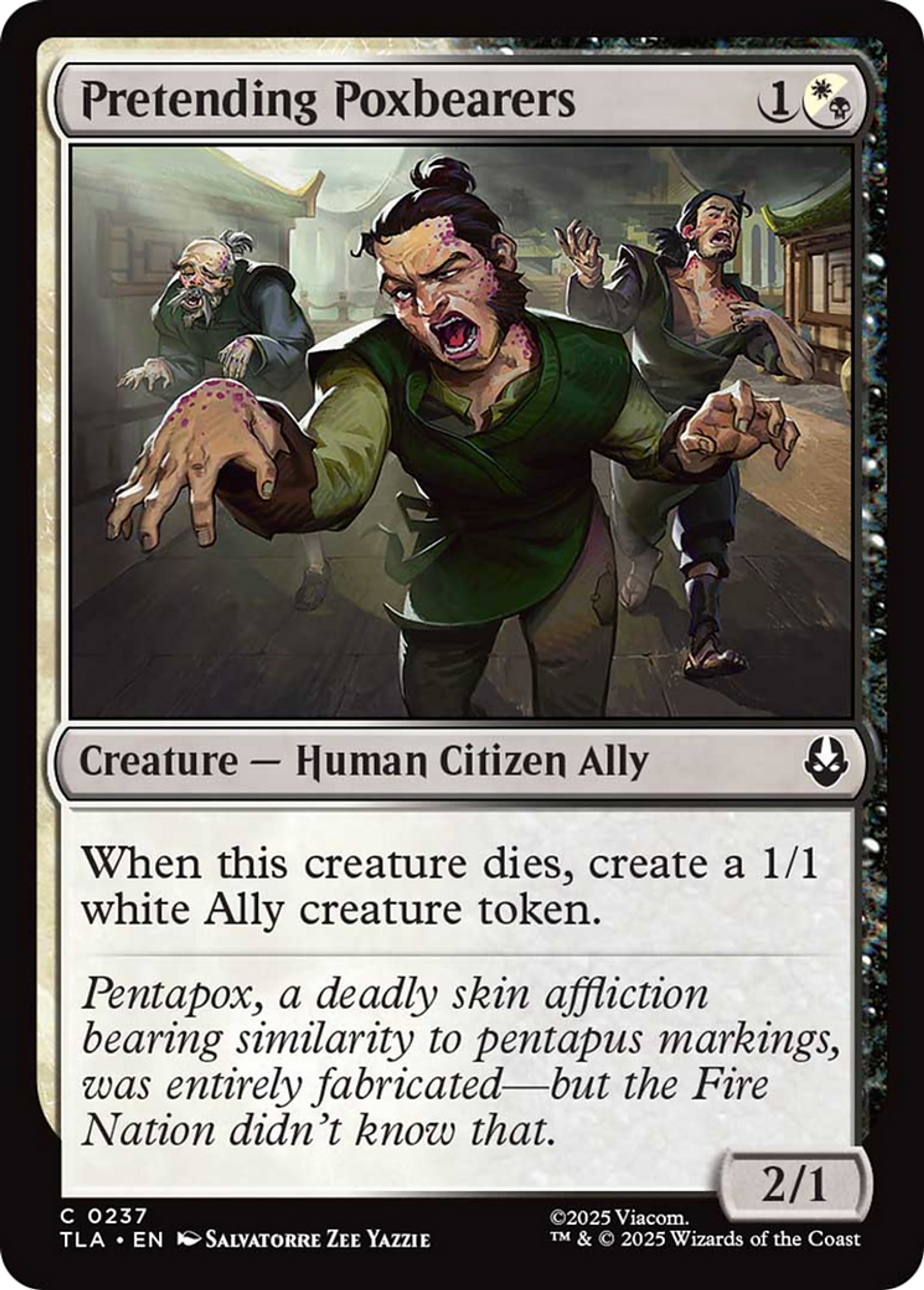 Pretending Poxbearers — Avatar: The Last Airbender — Magic: The Gathering