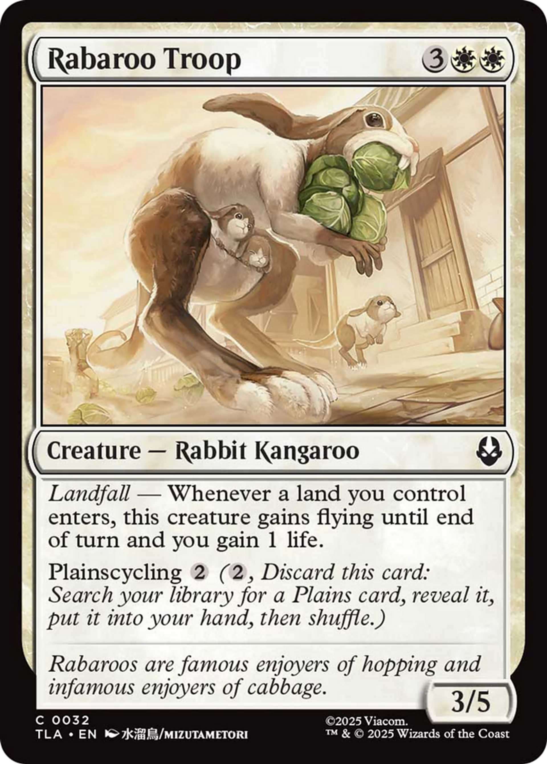 Rabaroo Troop — Avatar: The Last Airbender — Magic: The Gathering