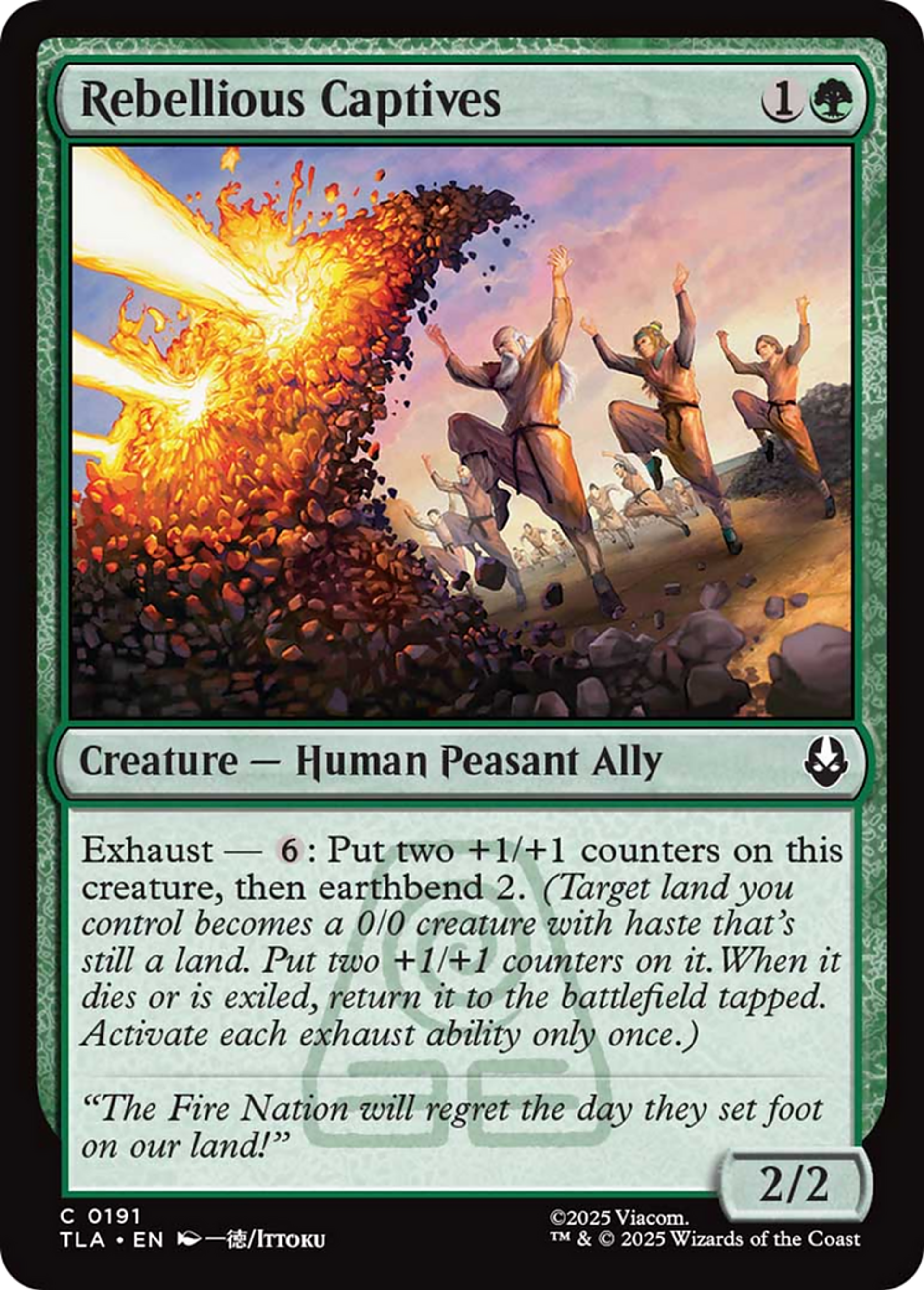 Rebellious Captives — Avatar: The Last Airbender — Magic: The Gathering