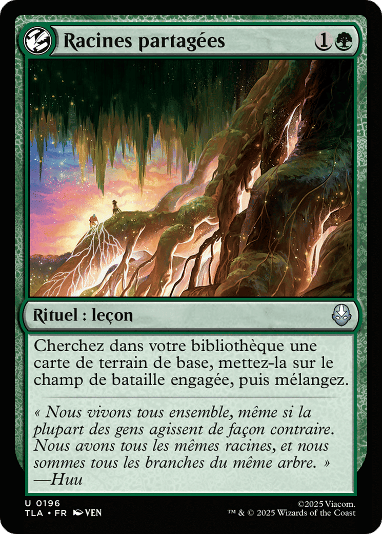 Racines partagées — Avatar: The Last Airbender — Magic: The Gathering