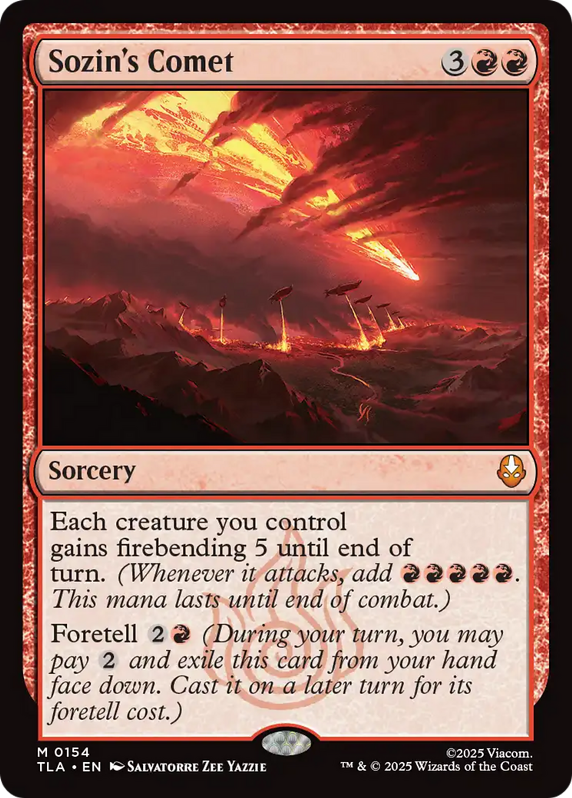 Sozin's Comet — Avatar: The Last Airbender — Magic: The Gathering