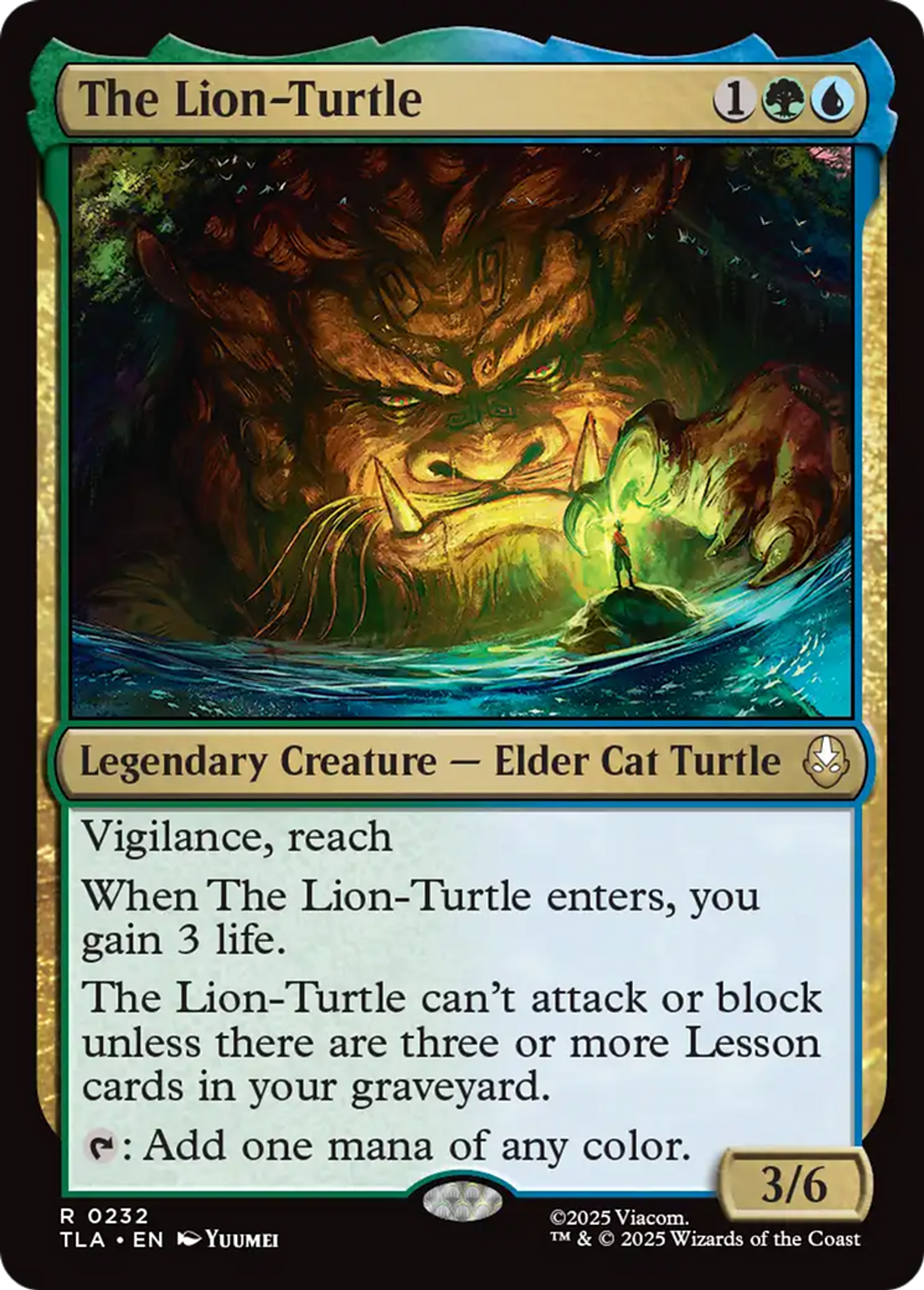 The Lion-Turtle — Avatar: The Last Airbender — Magic: The Gathering