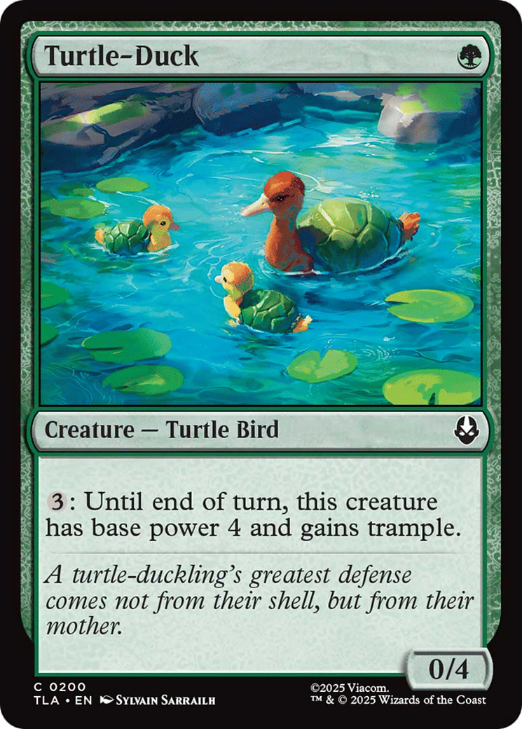 Turtle-Duck — Avatar: The Last Airbender — Magic: The Gathering