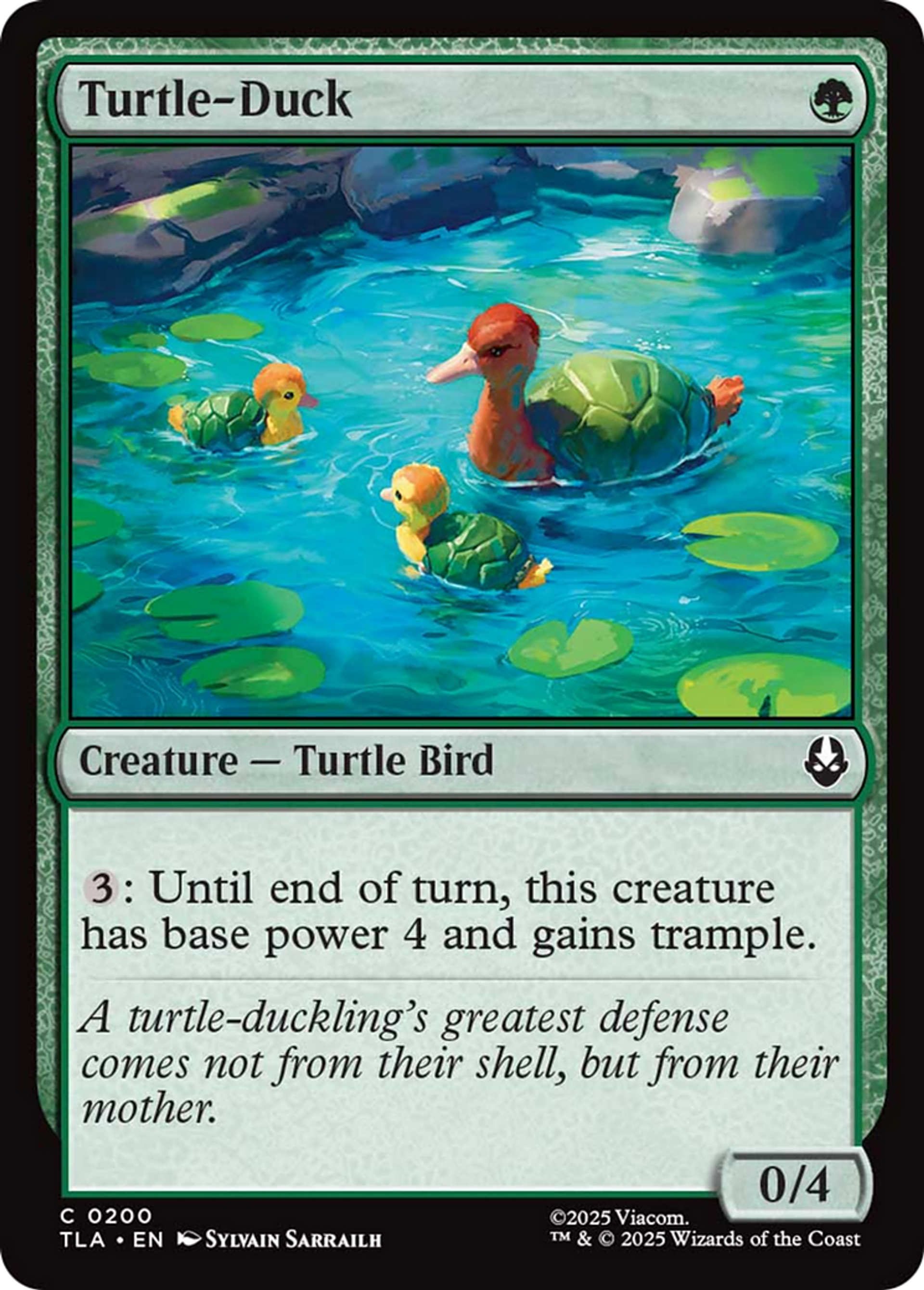 Canard-tortue — Avatar: The Last Airbender — Magic: The Gathering