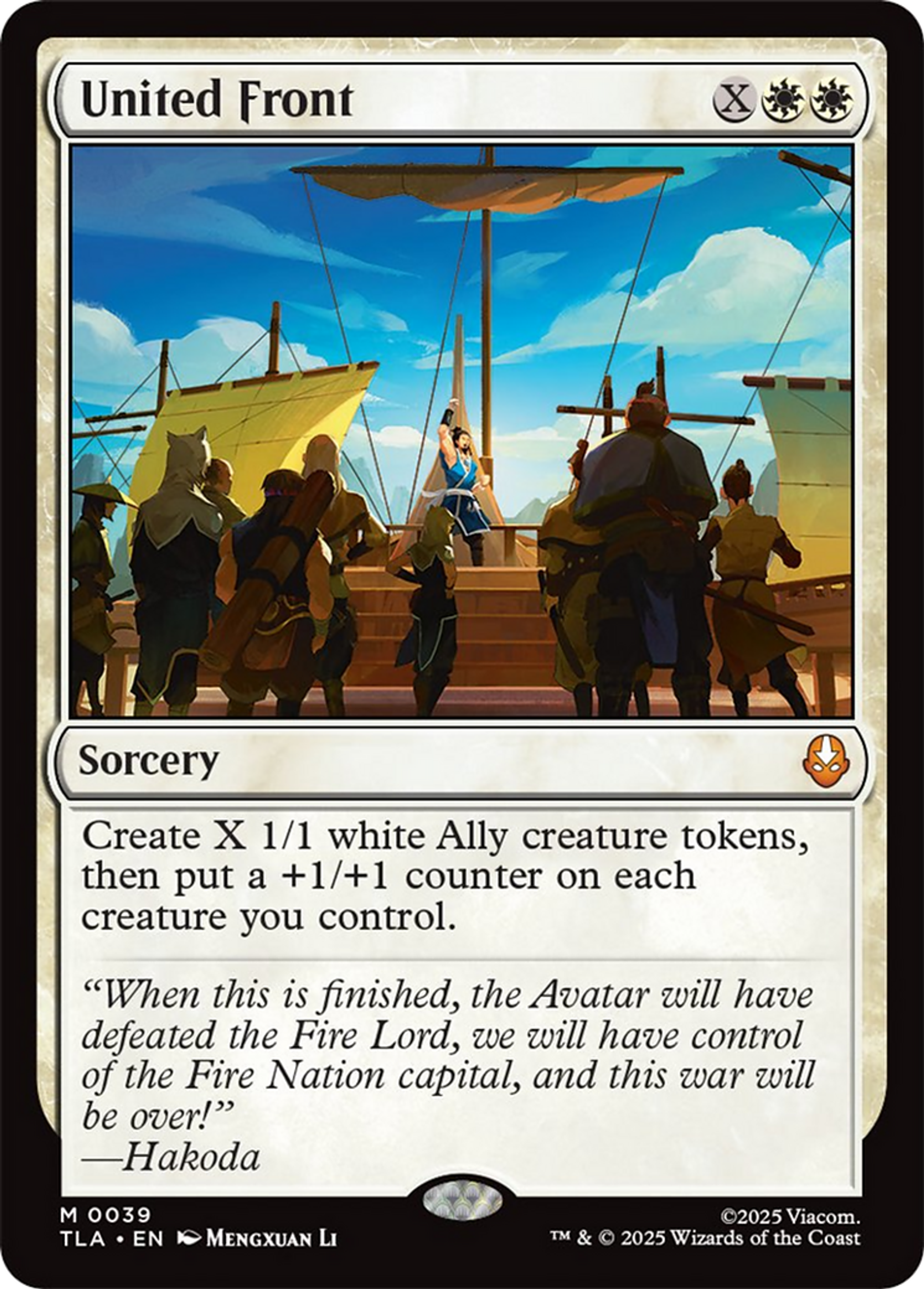 Front unifié — Avatar: The Last Airbender — Magic: The Gathering